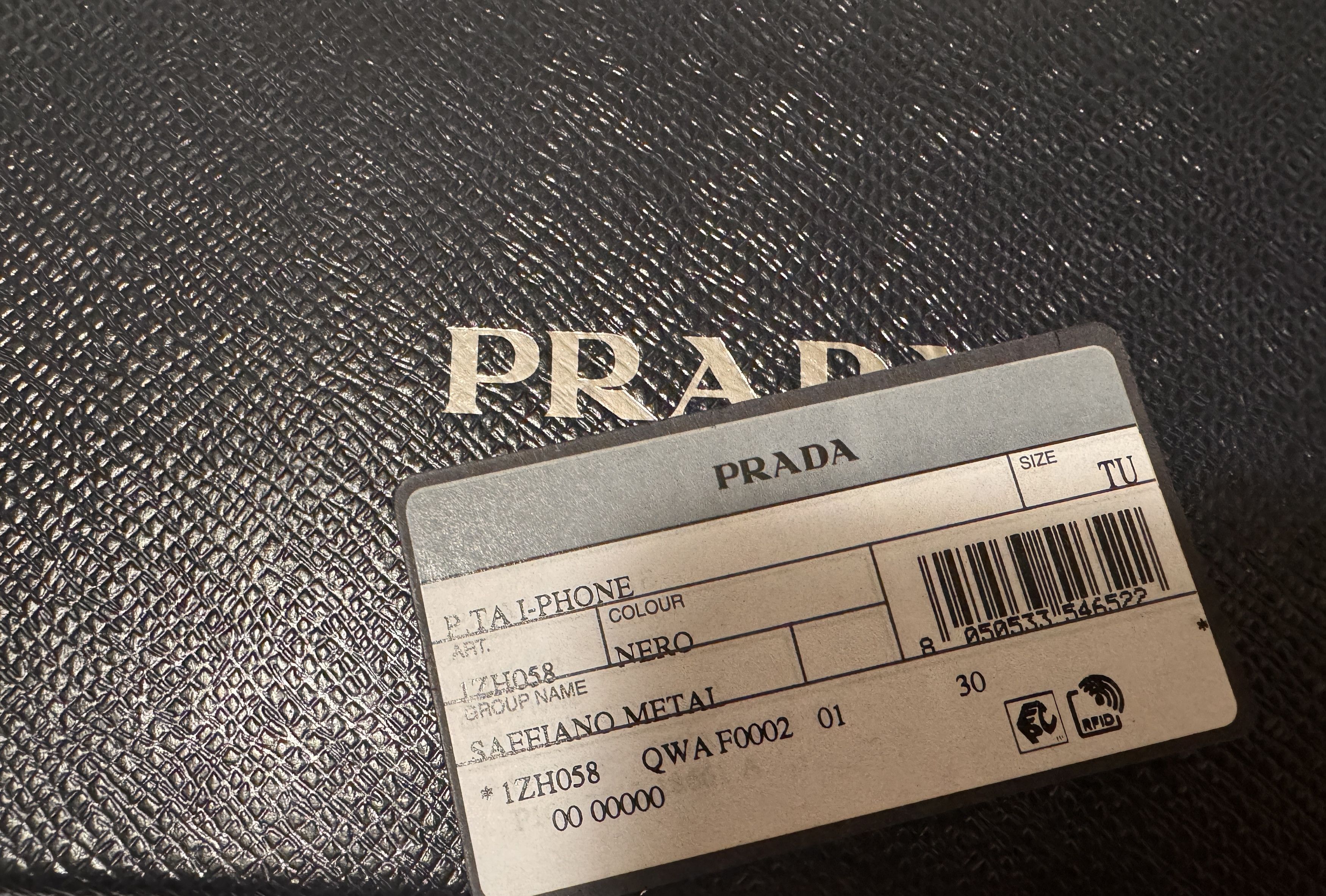 Prada PRADA Saffiano Leather Iphone XS MAX case . Size ONE SIZE - 8 Thumbnail
