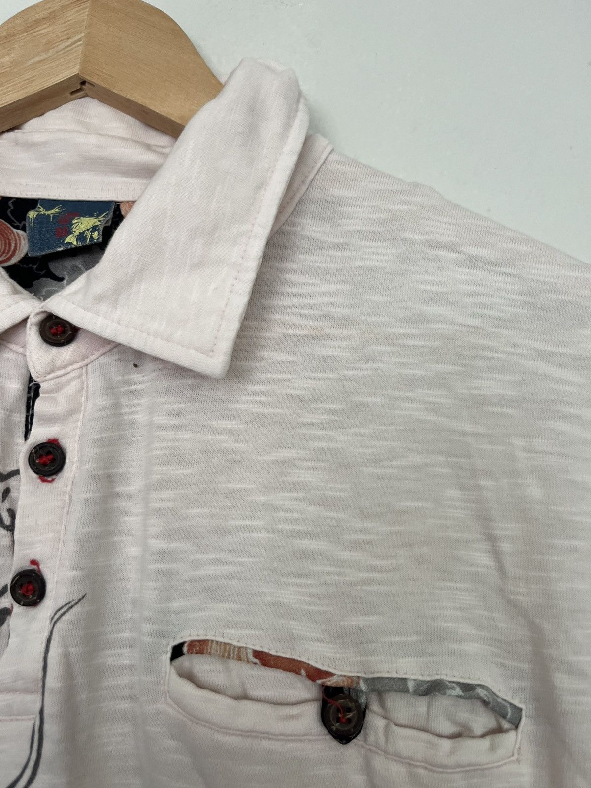 Blue Blue Japan 💥Sukajan DRAGON Shirts with Wood Button Size US M / EU 48-50 / 2 - 6 Thumbnail