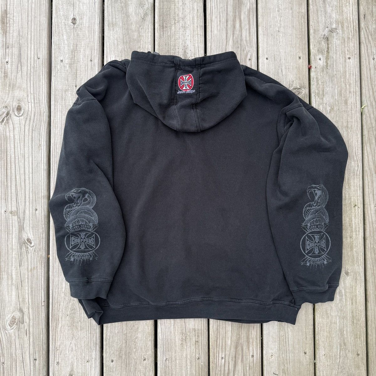 West Coast Choppers Vintage 90s West Coast Choppers Hoodie Size US XXL / EU 58 / 5 - 2 Thumbnail