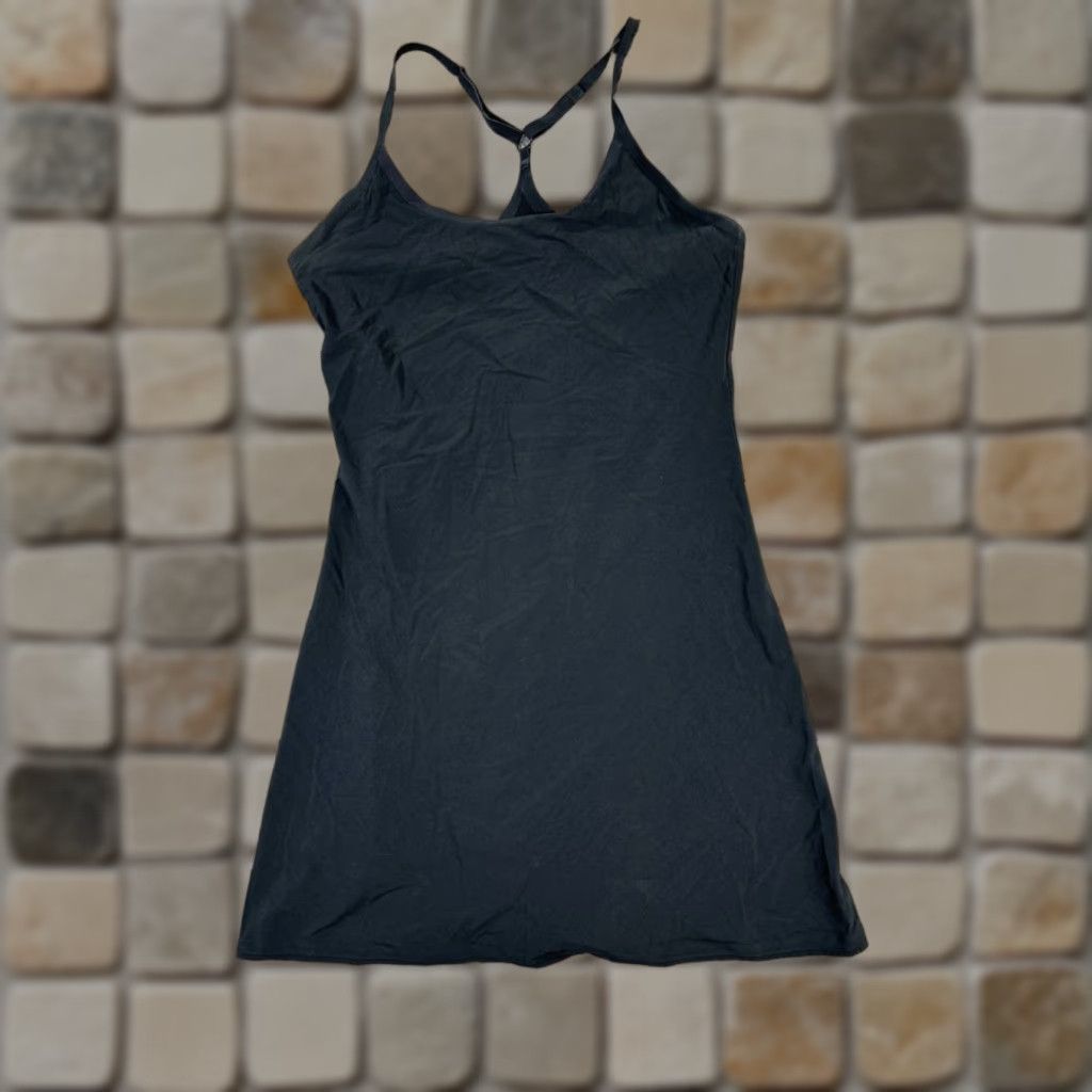 Outdoor Voices Outdoor Voices Dress Womens Small Black Bodycon Mini A-Line Sleeveless Scoop Neck Pullover Casual Nylon Short Vintage No N/A Mens Womens Boys Girls Size S / US 4 / IT 40 - 1 Thumbnail