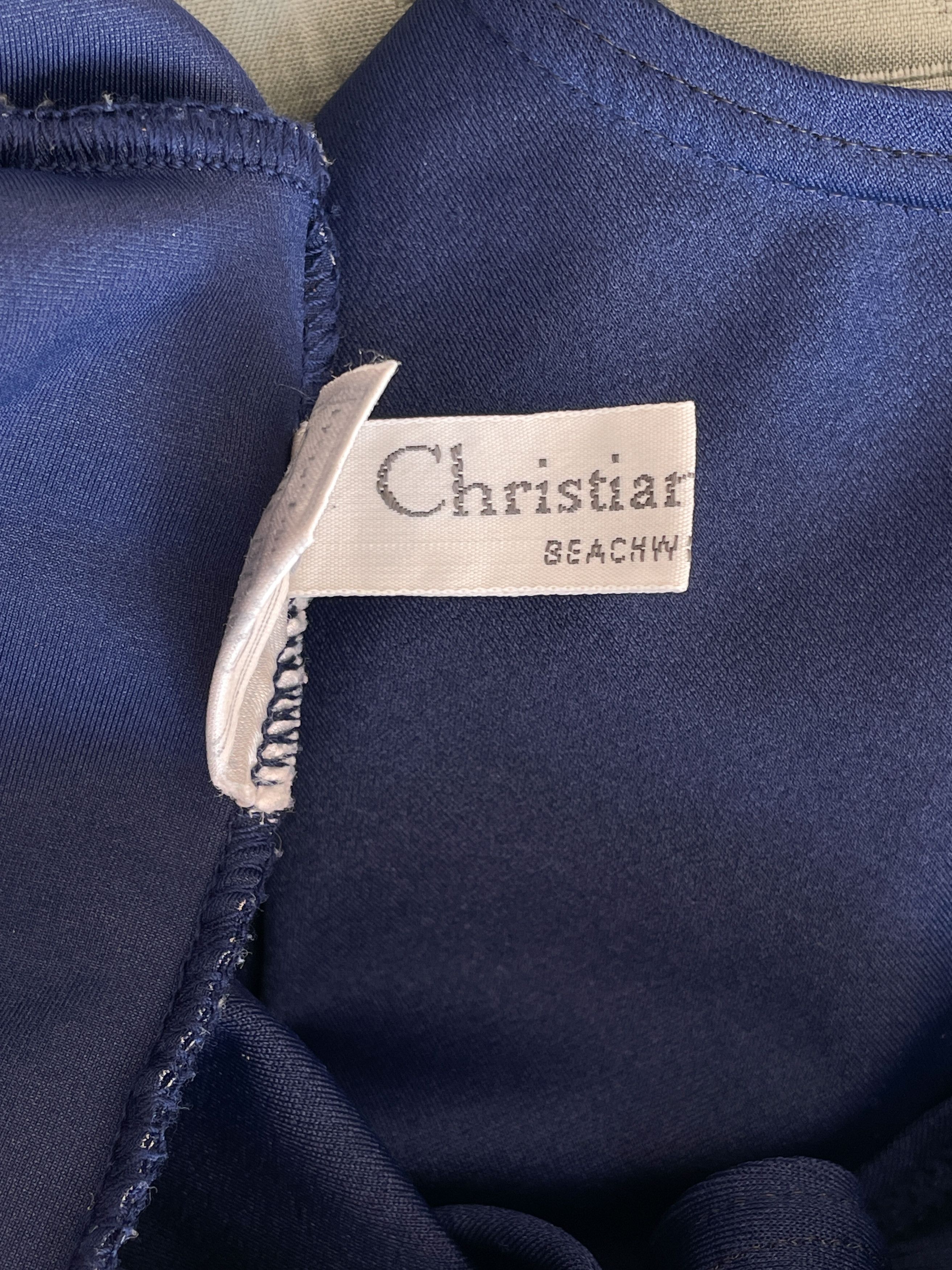 Dior navy swimsuit Size ONE SIZE - 8 Thumbnail