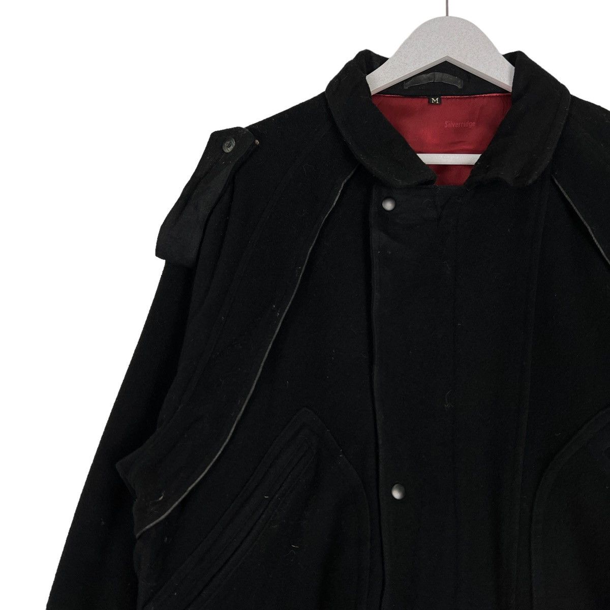Issey Miyake 🔥 Vintage Silverridge Wool Police Bomber Jacket Size US M / EU 48-50 / 2 - 7 Thumbnail