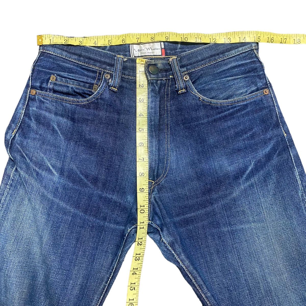 Japanese Brand Ultra Master Peacemakers Denim Selvedge Jeans Size US 30 / EU 46 - 15 Thumbnail