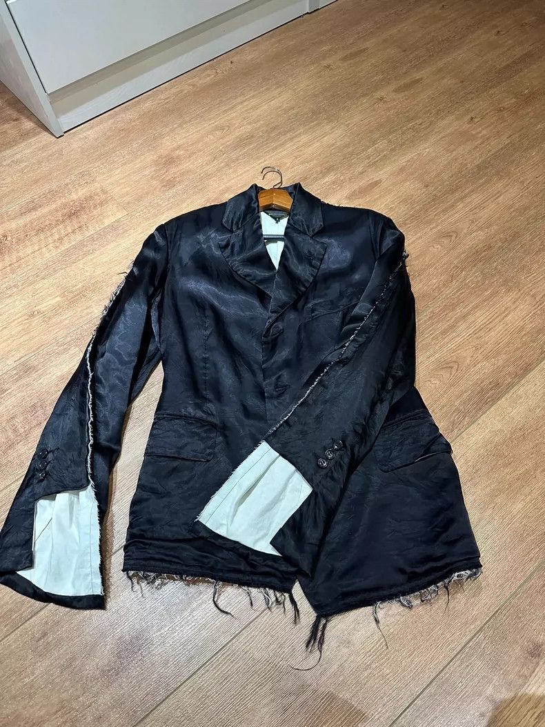 Comme des Garcons Comme Des Garcons Satin dark suit Size S / US 4 / IT 40 - 1 Thumbnail