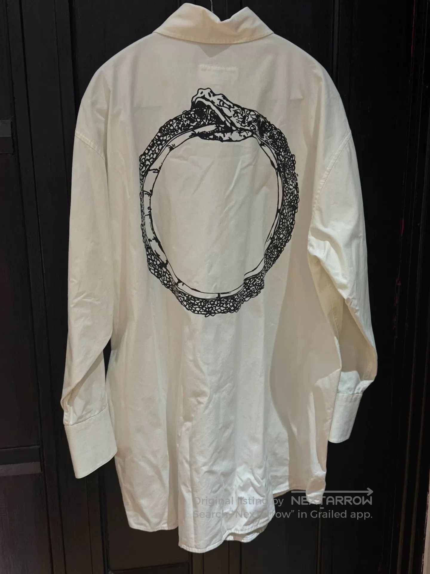 MM6 snake print long shirt by MM6 Maison Margiela. Size M / US 6-8 / IT 42-44 - 3 Thumbnail