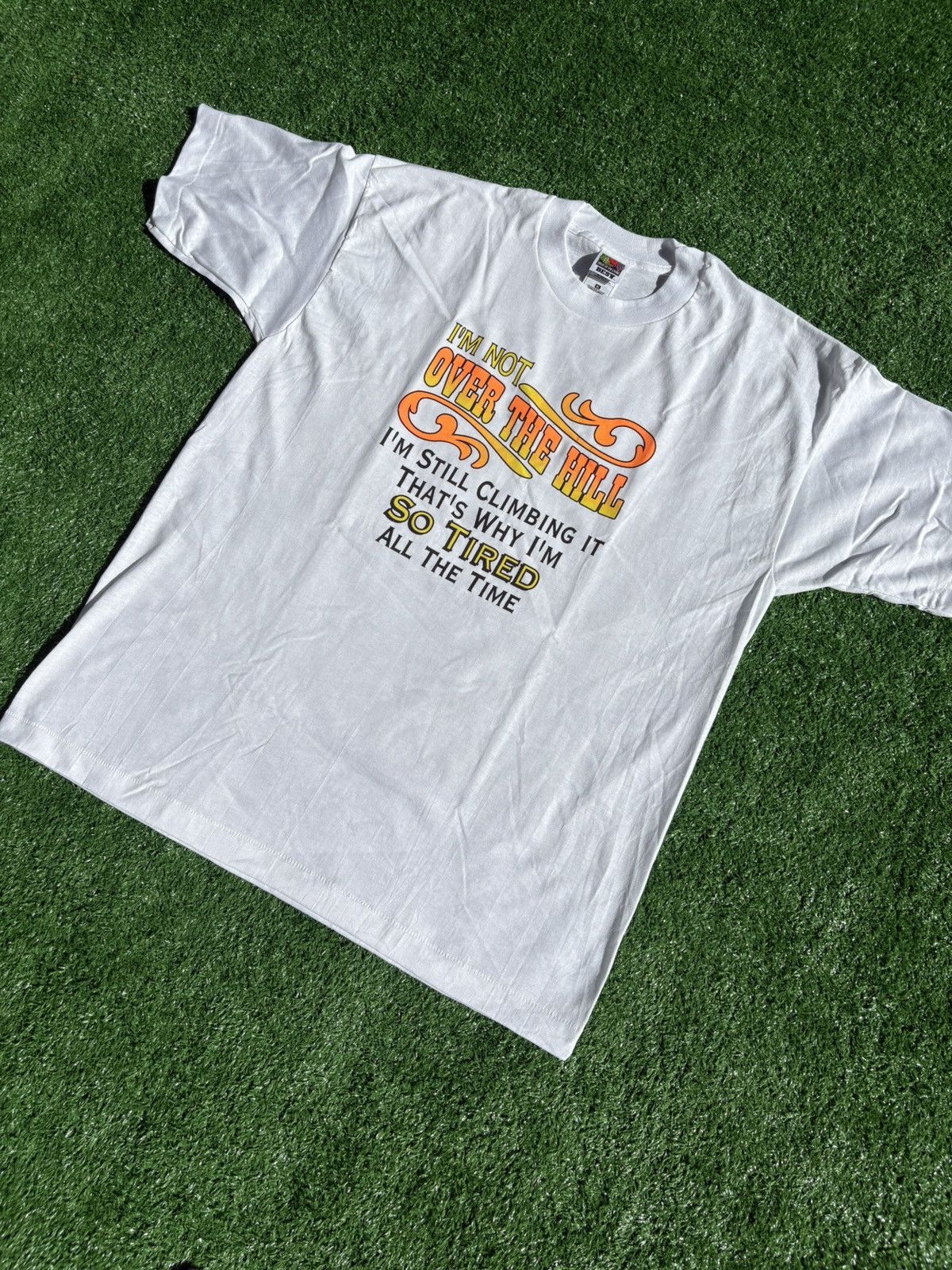 Vintage Vintage Graphic Tee 90s single stitch Size US XL / EU 56 / 4 - 2 Thumbnail