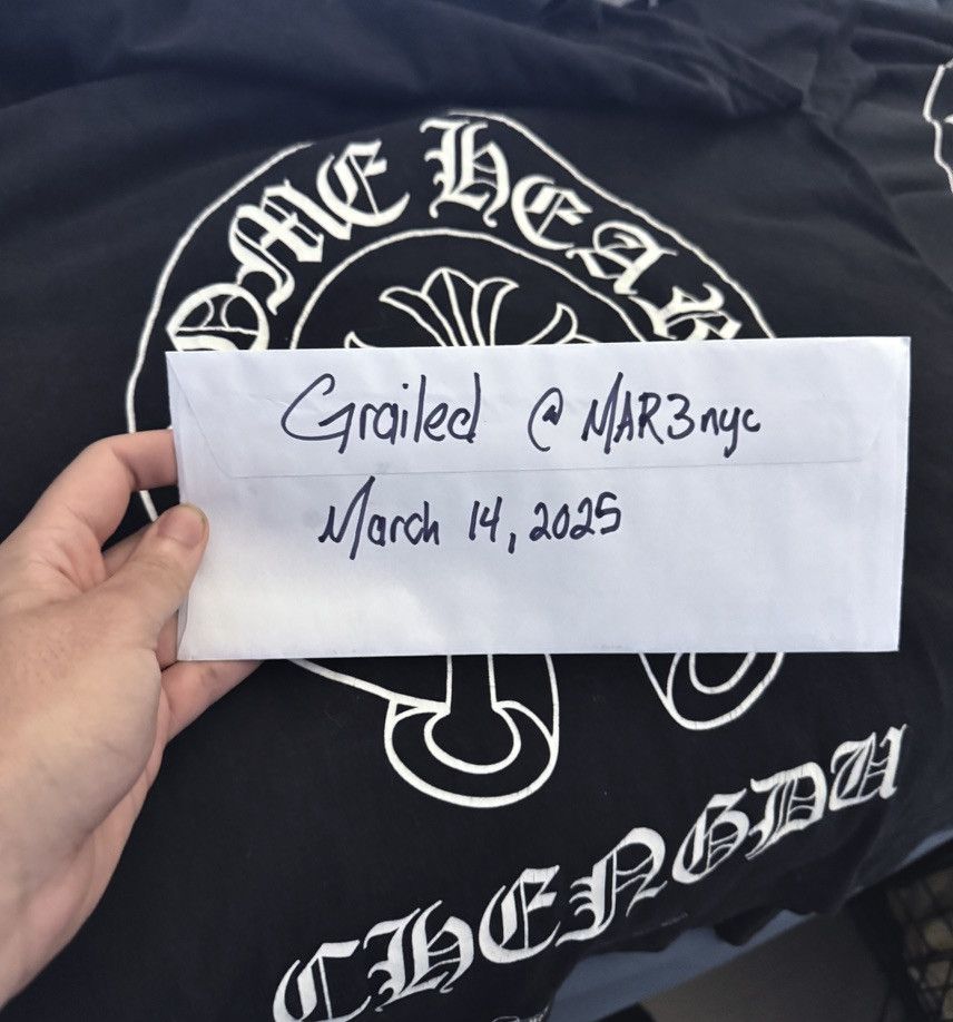 Chrome Hearts Chrome Hearts Black Short Sleeved "CHENGDU" Horseshoe Tee Size US L / EU 52-54 / 3 - 17 Thumbnail