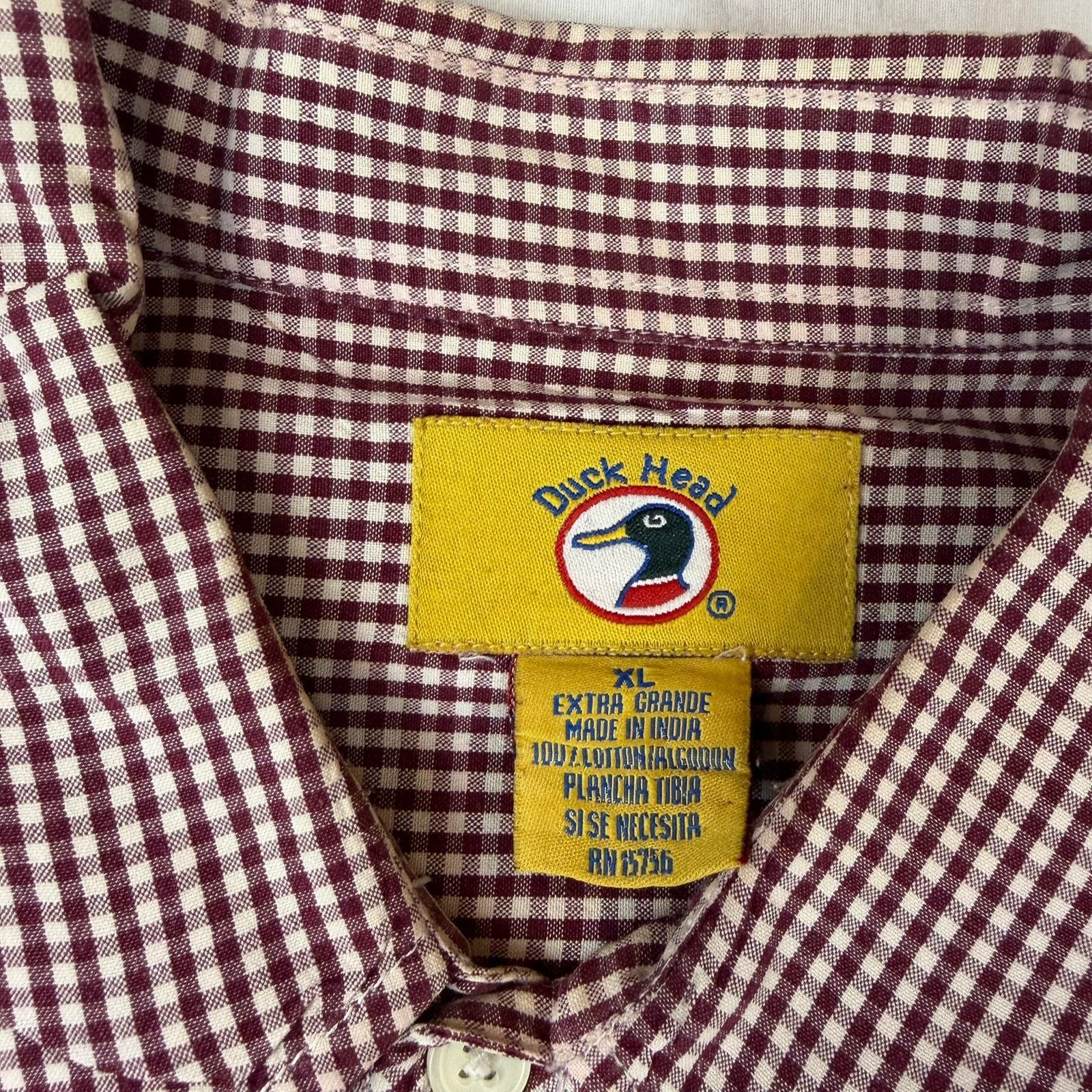 Duck Head Vintage Duck Head Plaid Button Down Shirt - Size XL Size US XL / EU 56 / 4 - 3 Thumbnail