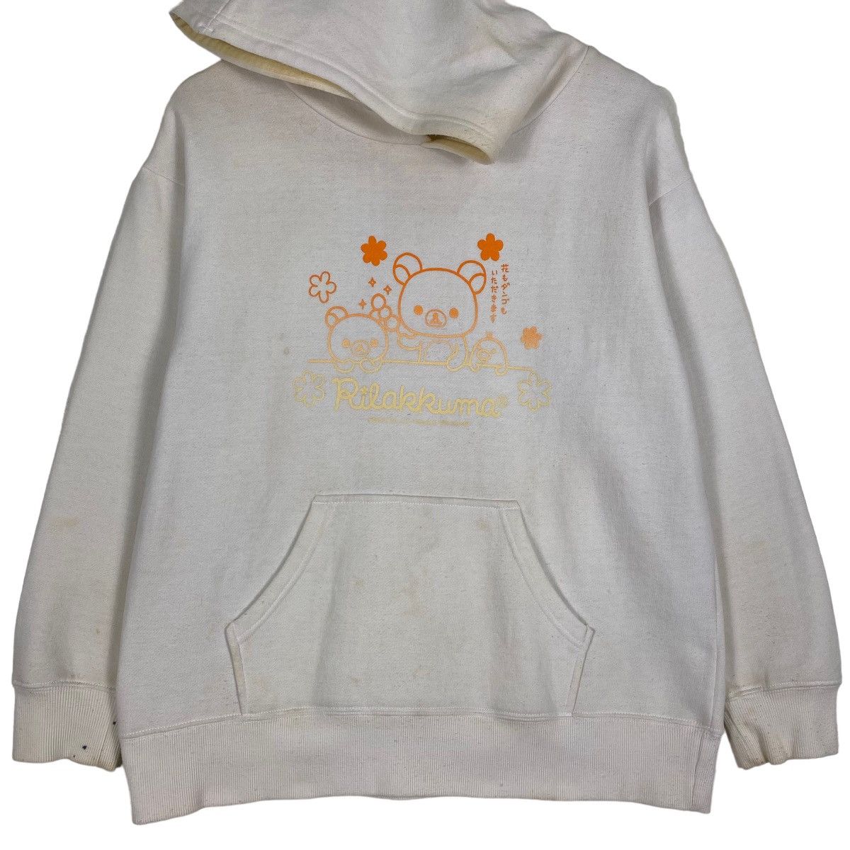 Cartoon Network × Japanese Brand RILAKKUMA BIG LOGO PULLOVER HOODIE Size US M / EU 48-50 / 2 - 5 Thumbnail