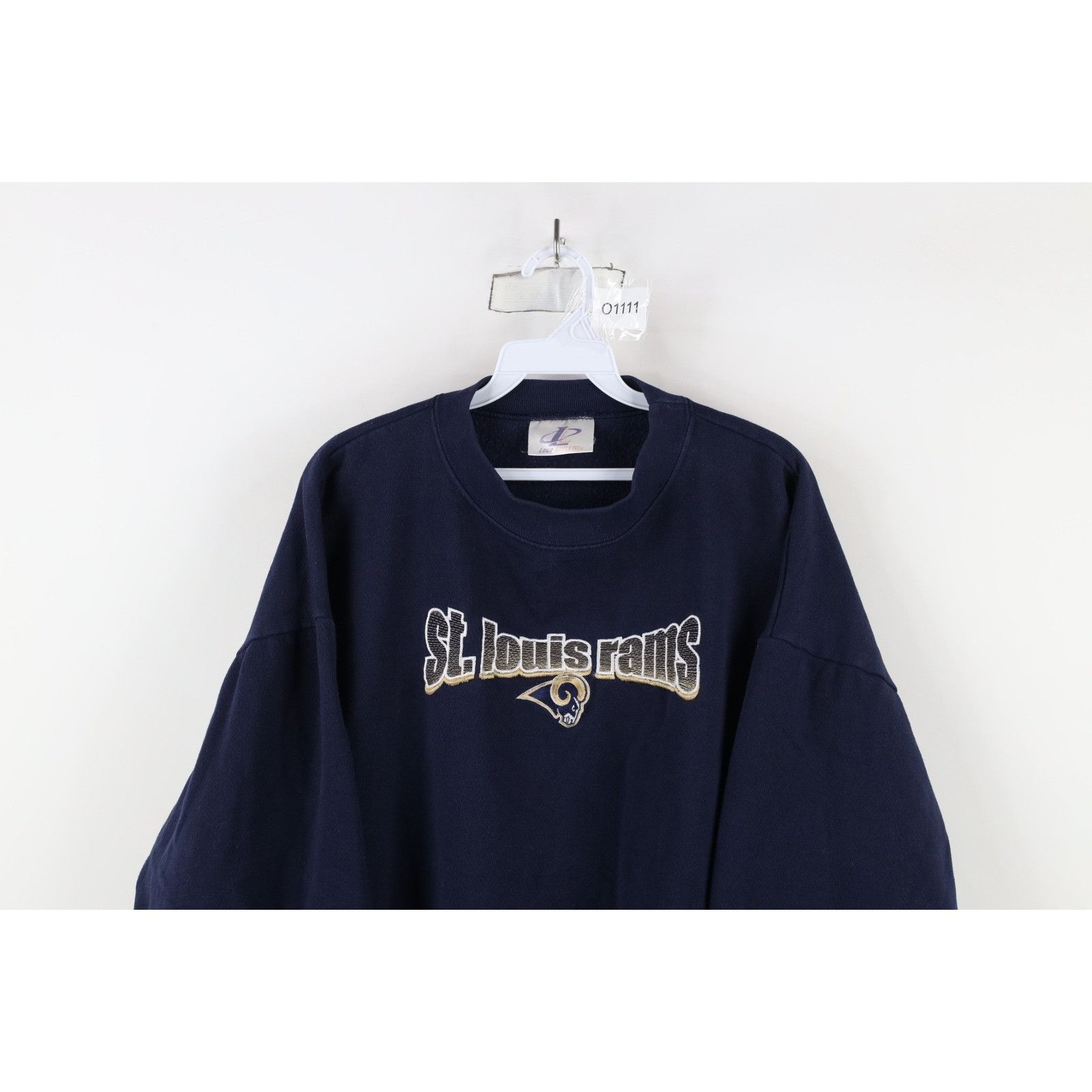 Vintage Vintage 90s Faded St Louis Rams Football Sweatshirt Size US XL / EU 56 / 4 - 2 Thumbnail