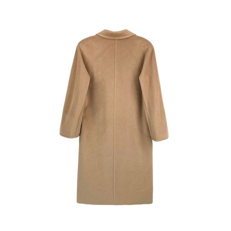 Max Mara Max Mara Wool 101801 Series Brown Wool Lapel Double Breast Size XS / US 0-2 / IT 36-38 - 2 Thumbnail