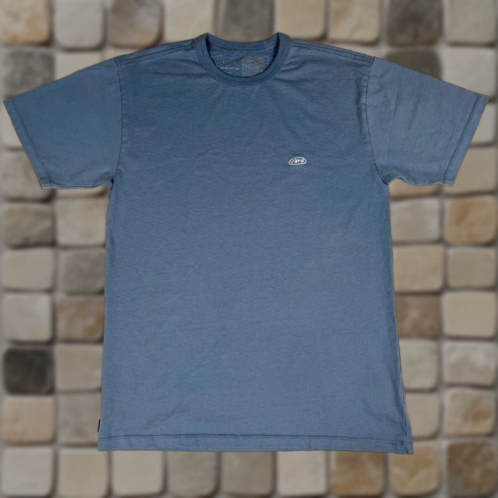 Vans Vans Off the Wall Color Multiplier T-Shirt Men M Blue 100% Cotton Short Sleeve Crew Neck Regular Size: M Mens Contemp 90s Style Size US M / EU 48-50 / 2 - 1 Thumbnail