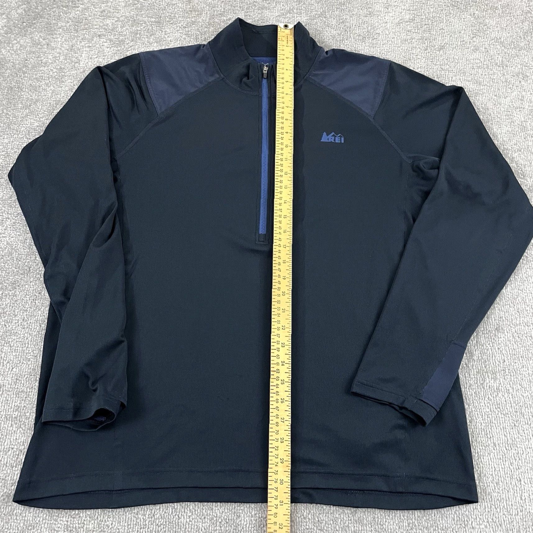 Vintage REI Pullover Mens XL Blue Active Running Hiking Outdoor 1/2 Zip Casual Size US XL / EU 56 / 4 - 5 Thumbnail