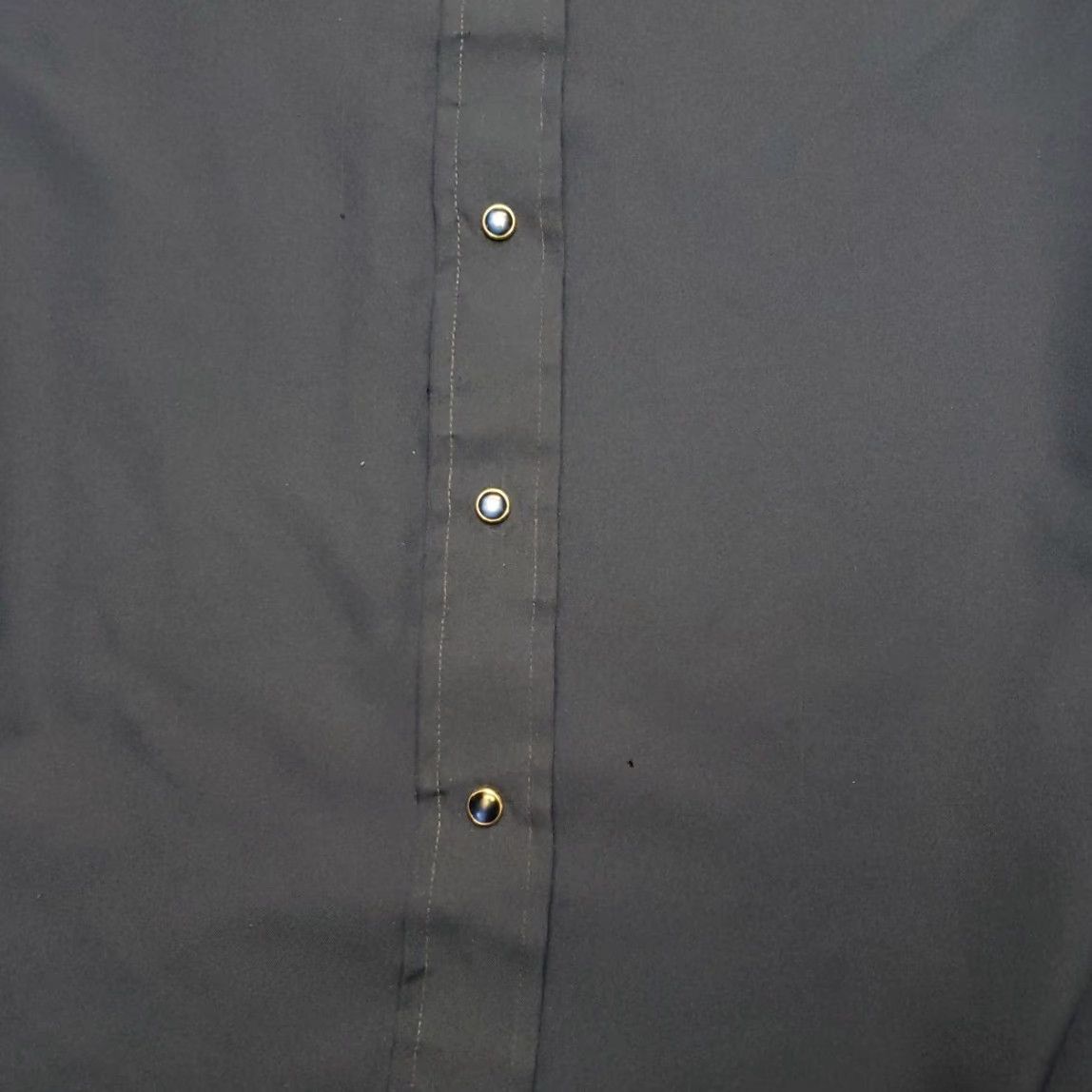 Vintage VTG Panhandle Slim Shirt Womens 14/36 Blue Pearl Snap Western 100% Dacron USA Shirt Woman 14 Blue Pearl Snap Western 100% Dacron USA Size XL / US 12-14 / IT 48-50 - 7 Thumbnail