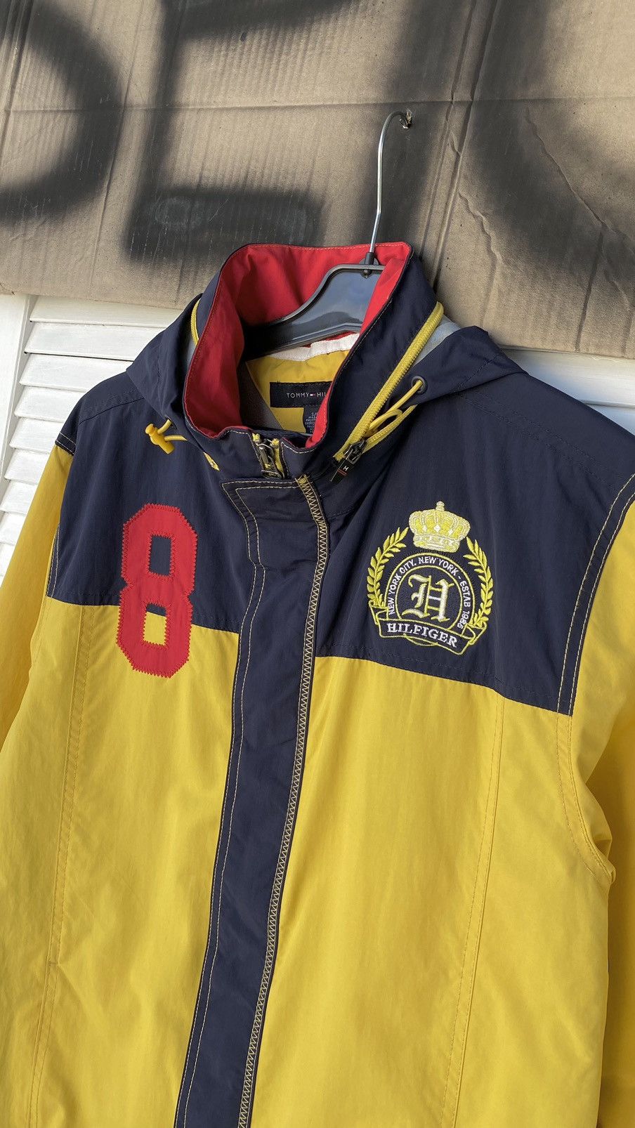 Tommy Hilfiger × Vintage Vintage Tommy Hilfiger Outdoor Waterproof Fleece Jacket Size US S / EU 44-46 / 1 - 6 Thumbnail