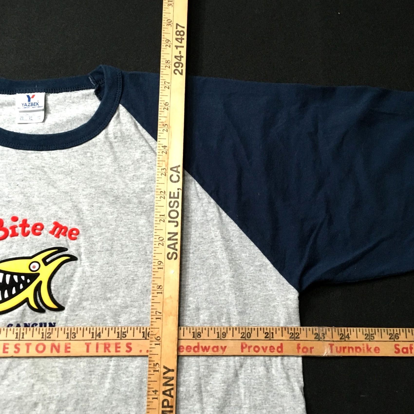 Vintage VINTAGE CANCUN MEXICO Shirt XL BITE ME SHARK GRAPHIC Beer TIME T Size US XL / EU 56 / 4 - 4 Thumbnail