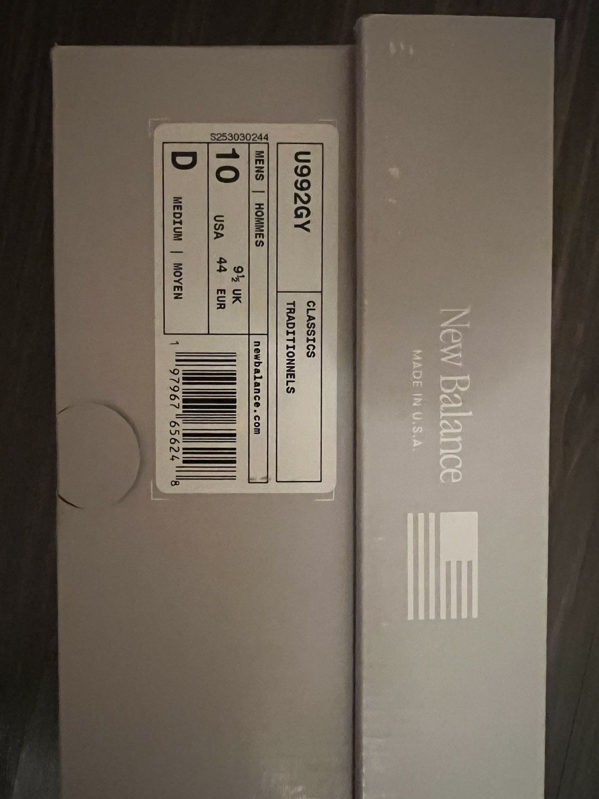 New Balance New Balance 992 GY US 10M Size US 10 / EU 43 - 13 Thumbnail