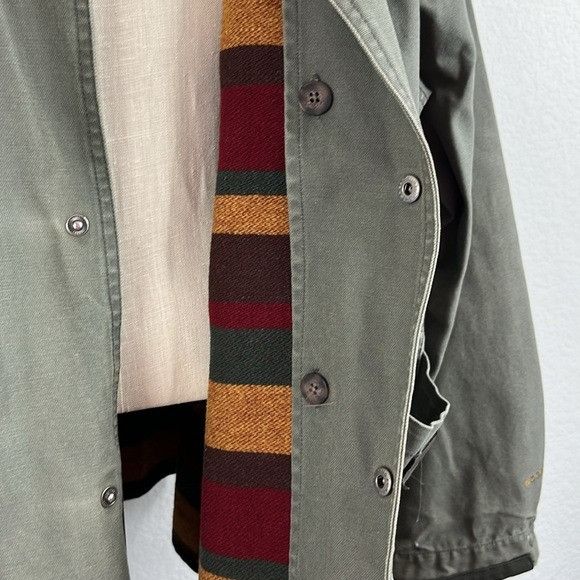 Woolrich Woolen Mills Woolrich Loden VTG Wool Lined Leather Collar Parka Hunting Size US XXL / EU 58 / 5 - 3 Thumbnail