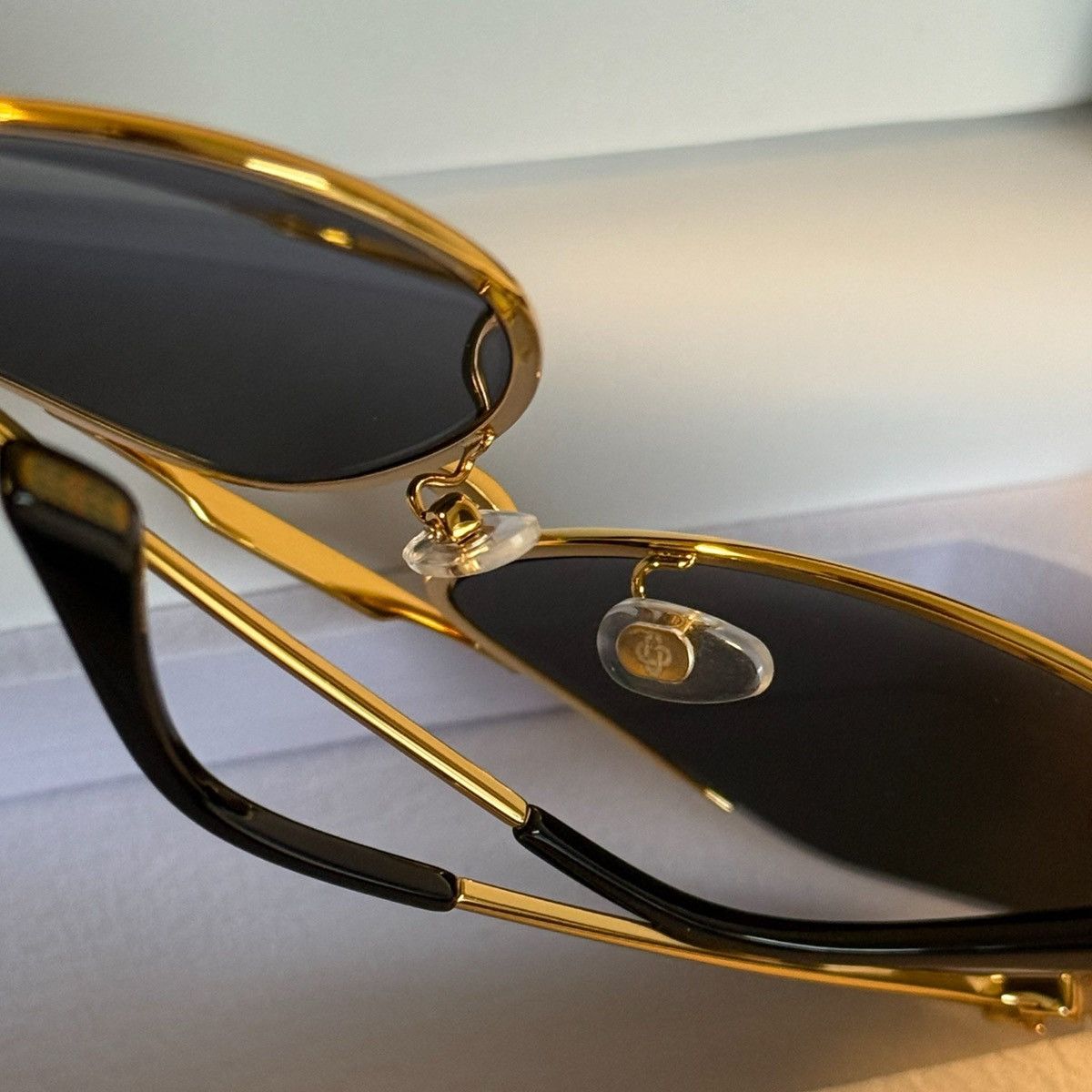 Casablanca Casablanca Stainless Steel Aviator Sunglasses Size ONE SIZE - 7 Thumbnail