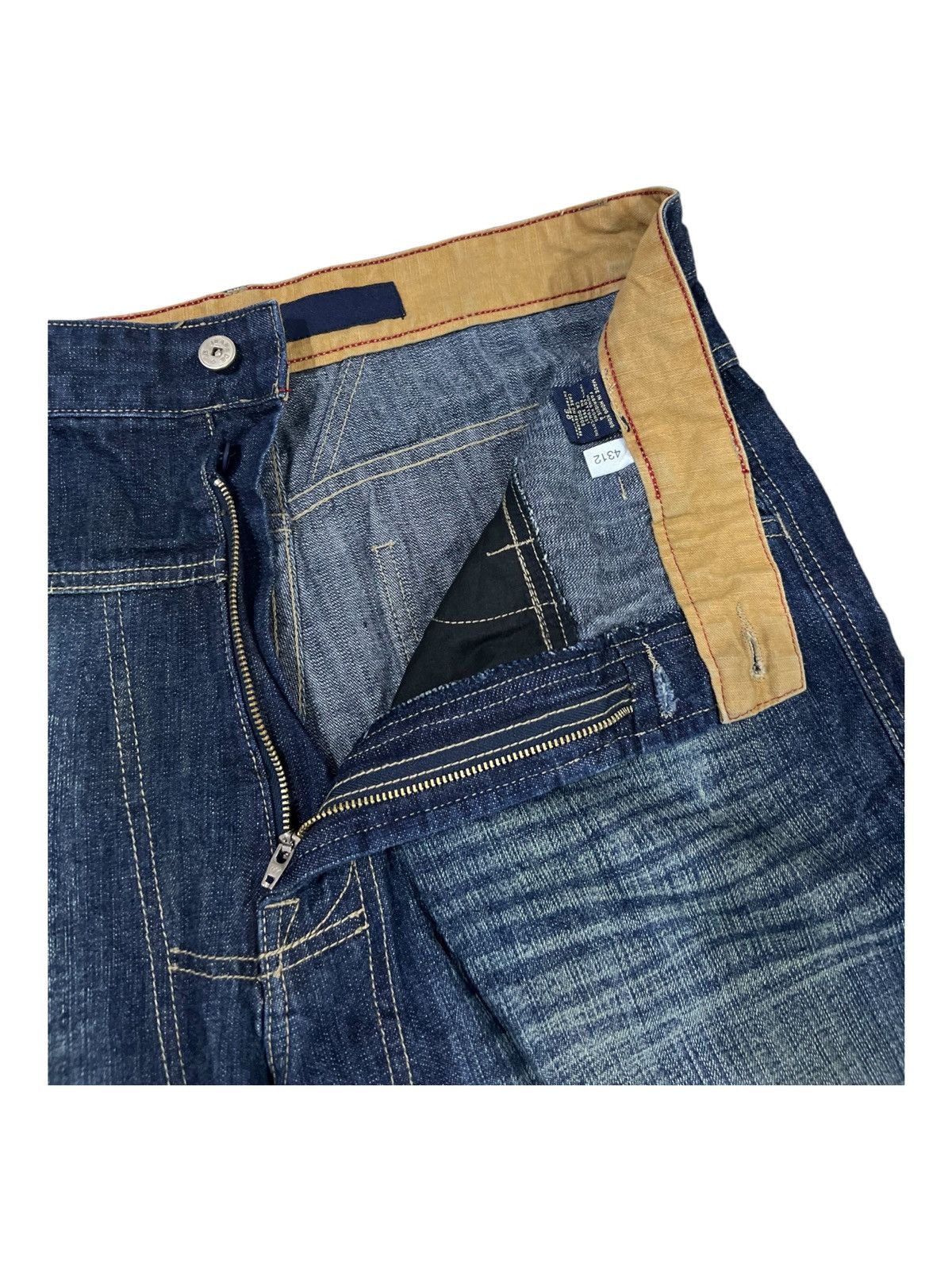 Marithe + Francois Girbaud Y2K Girbaud Baggy Oversized Carpenter Blue Denim Jeans Size US 36 / EU 52 - 7 Thumbnail
