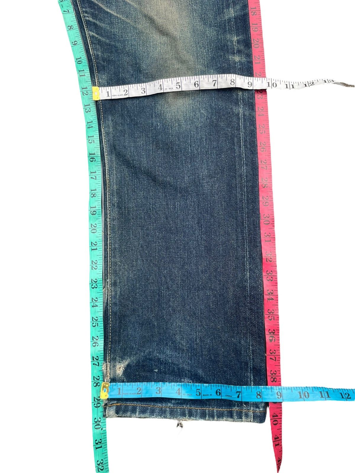 Japanese Brand × Uniqlo Uniqlo UJ S002 Selvedge Distresed Jeans Size US 34 / EU 50 - 14 Thumbnail