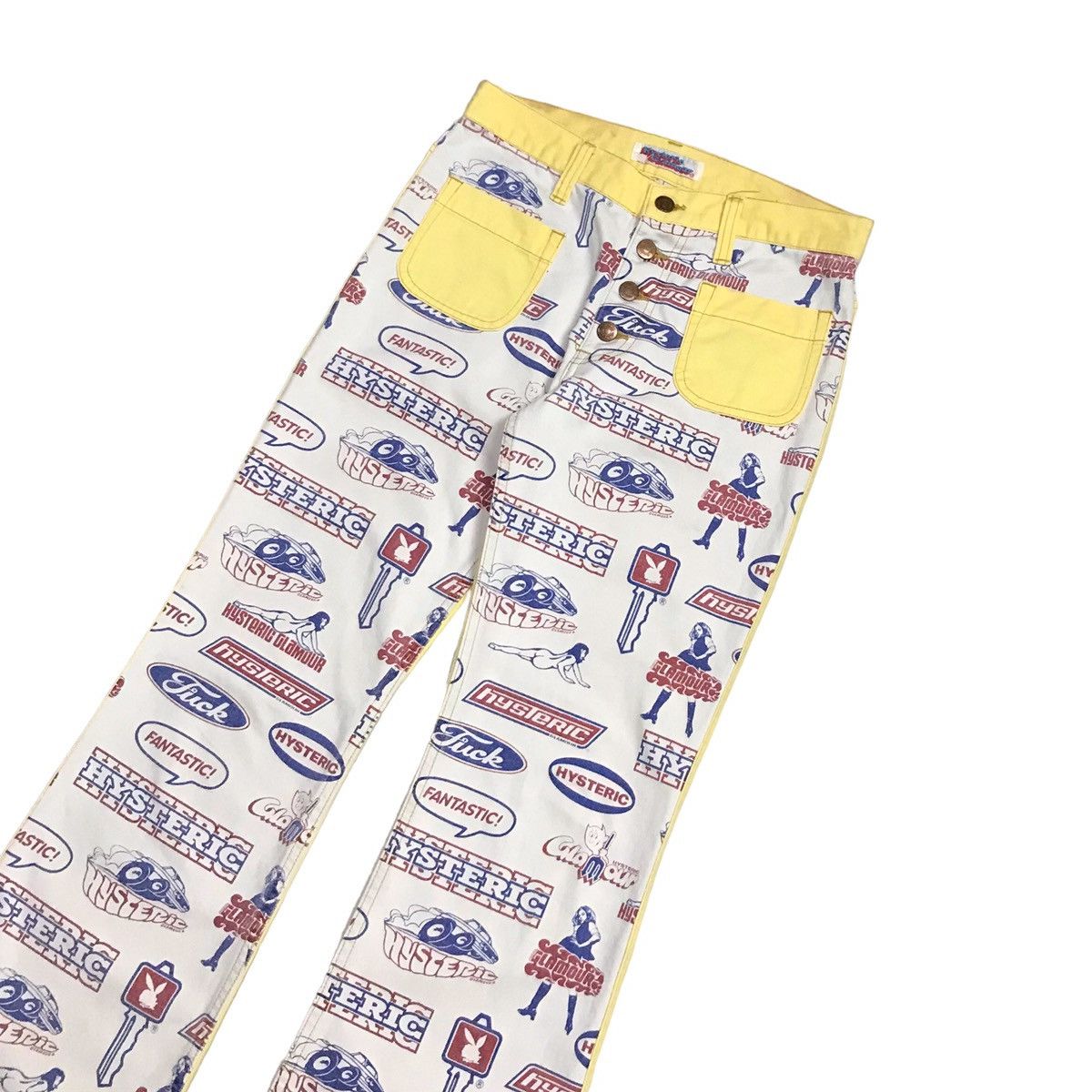 Hysteric Glamour VINTAGE HYSTERIC GLAMOUR FUCK FANTASTIC PANTS Size 28" / US 6 / IT 42 - 4 Thumbnail