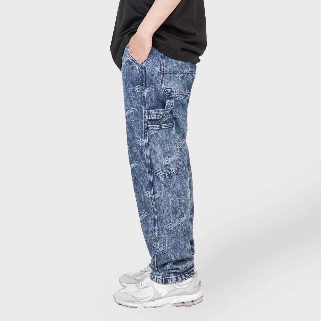 Designer × Jean Epidemic Long Pants Firenze Denim Blue Wash Size US 34 / EU 50 - 7 Thumbnail