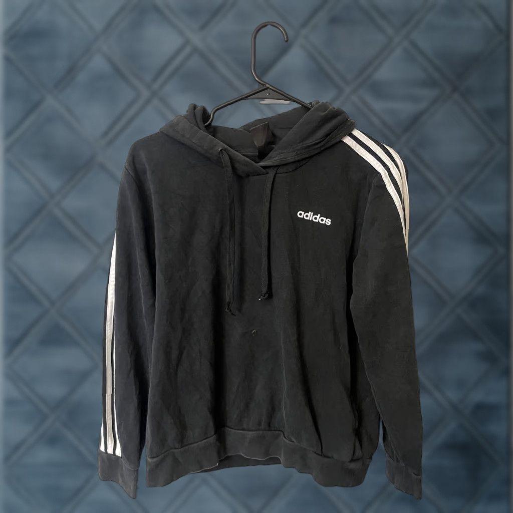 Adidas Adidas Hoodie Pullover Black Women's M 12-14 Shirt? Size M / US 6-8 / IT 42-44 - 1 Thumbnail