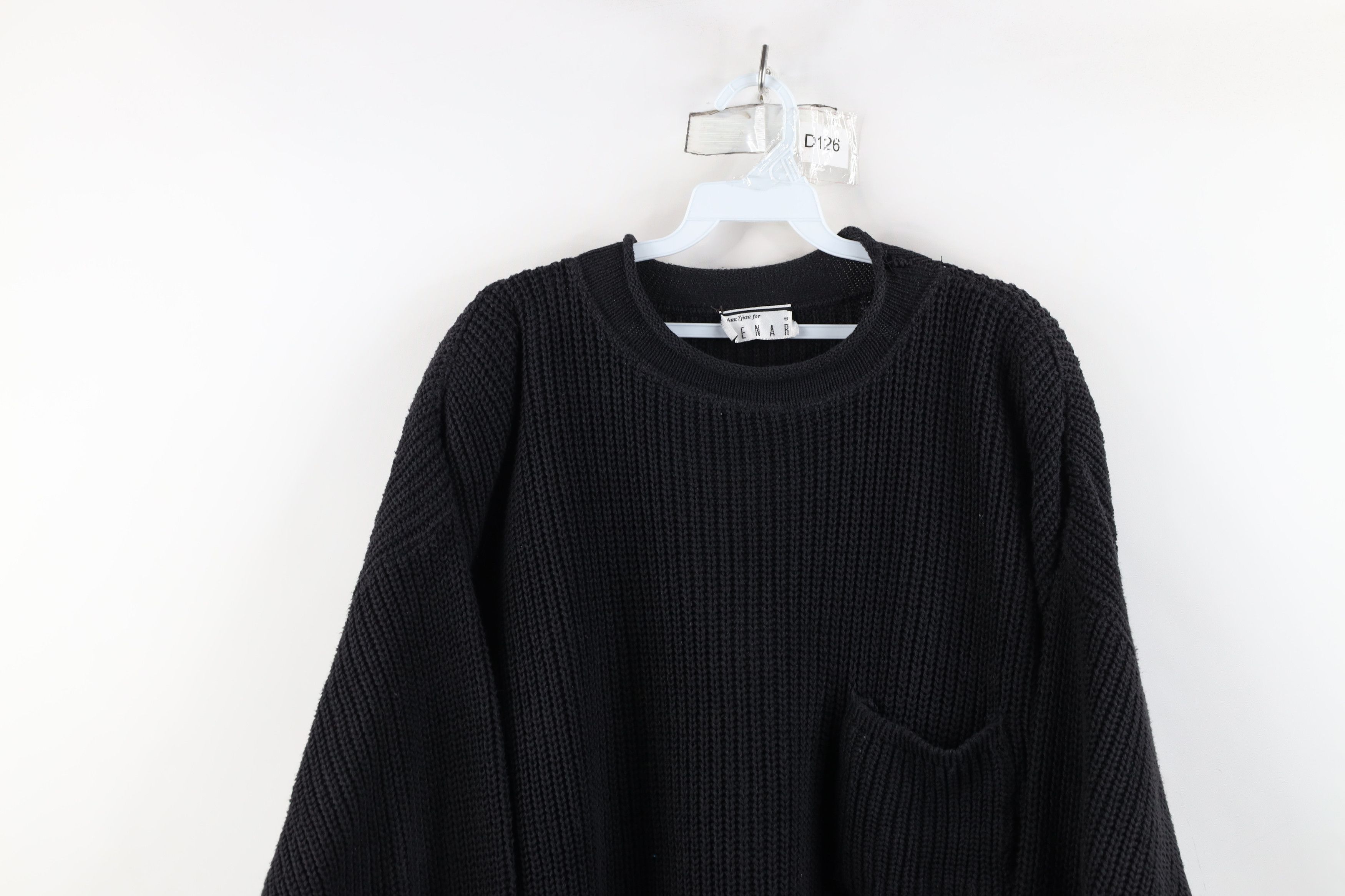 Vintage Vintage 90s Streetwear Marled Chunky Ribbed Knit Sweater Size 3XL / US 20-22 - 2 Thumbnail