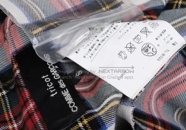 Comme des Garcons Comme Des Garcons White Retro Plaid Folded Top Size S / US 4 / IT 40 - 9 Thumbnail