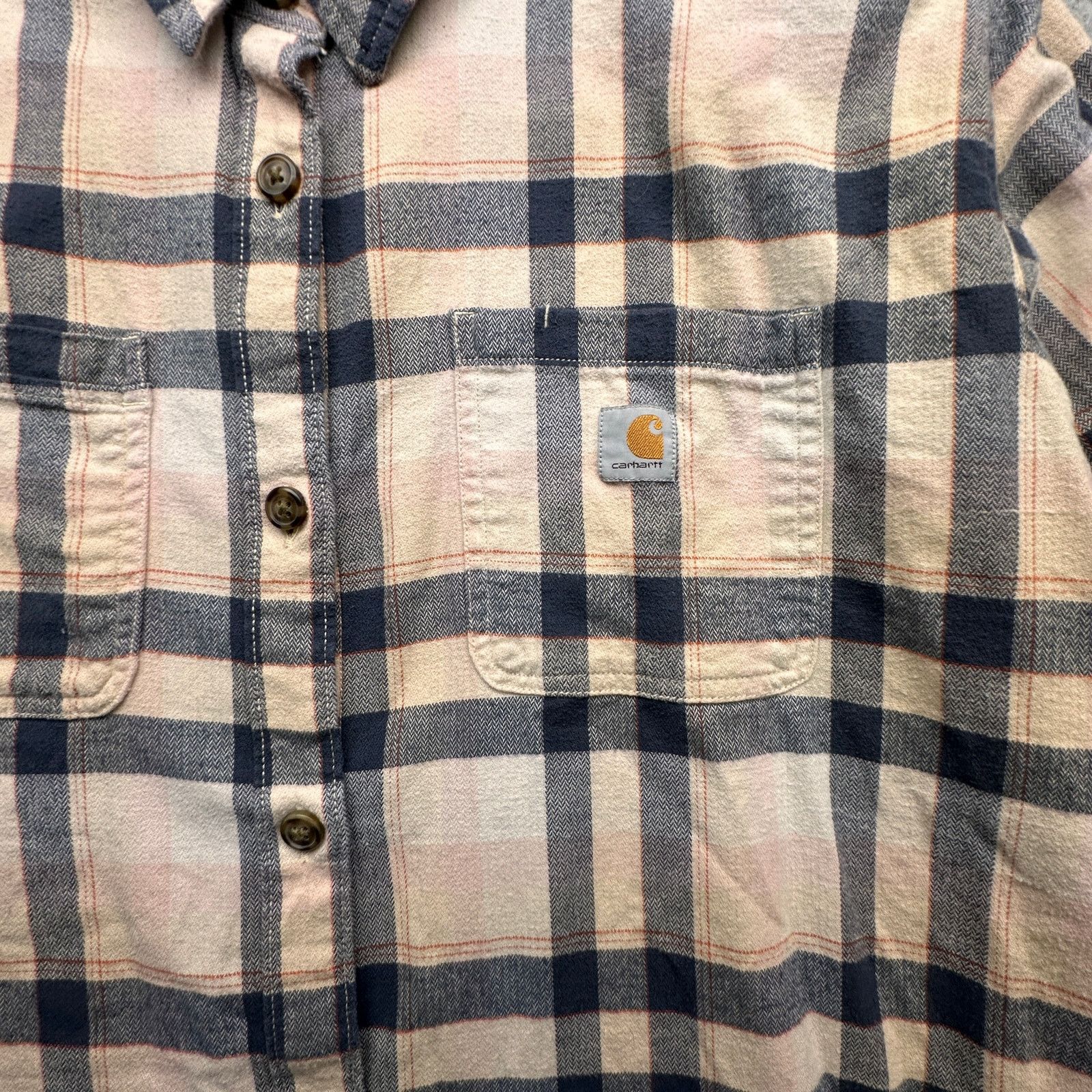 Carhartt Carhartt 104972 Loose Fit Flannel Plaid Shirt Womens XXL Size XXL / US 16-18 / IT 52-54 - 8 Thumbnail