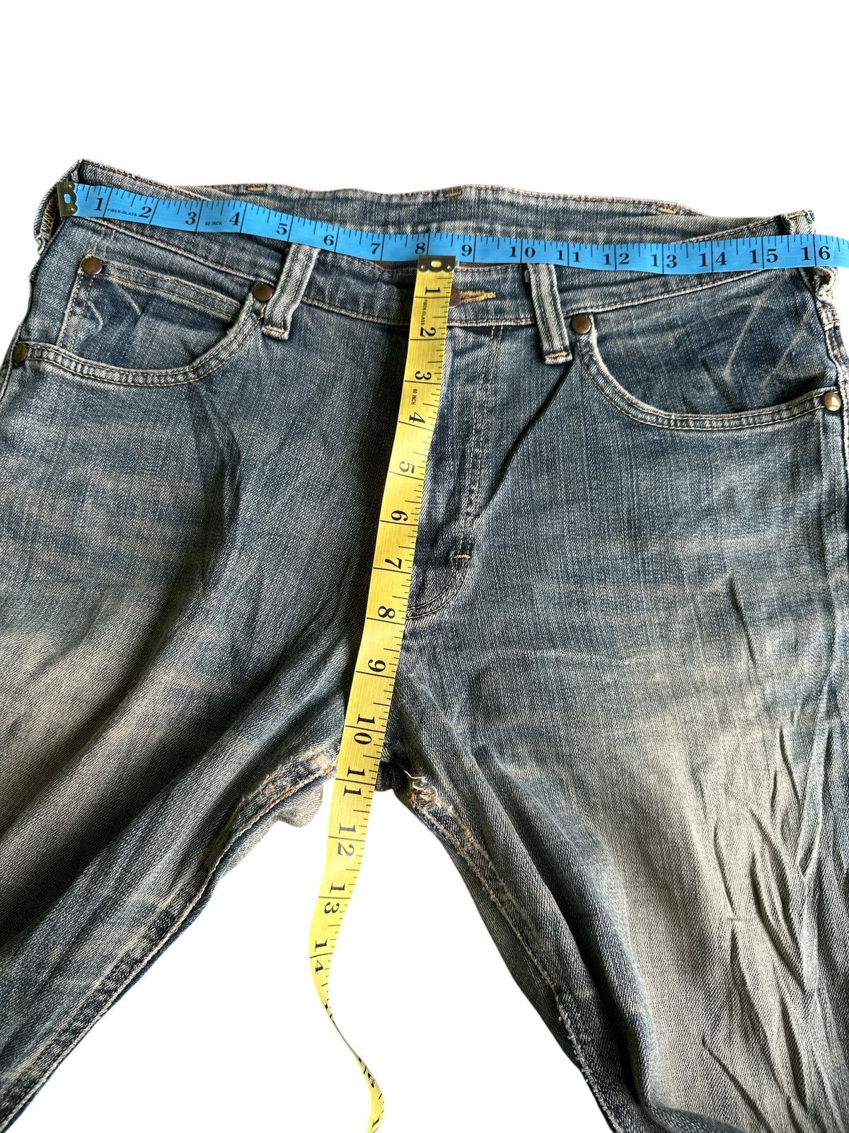 Japanese Brand Vintage Distress Wrangler 32x39 Size US 32 / EU 48 - 7 Thumbnail
