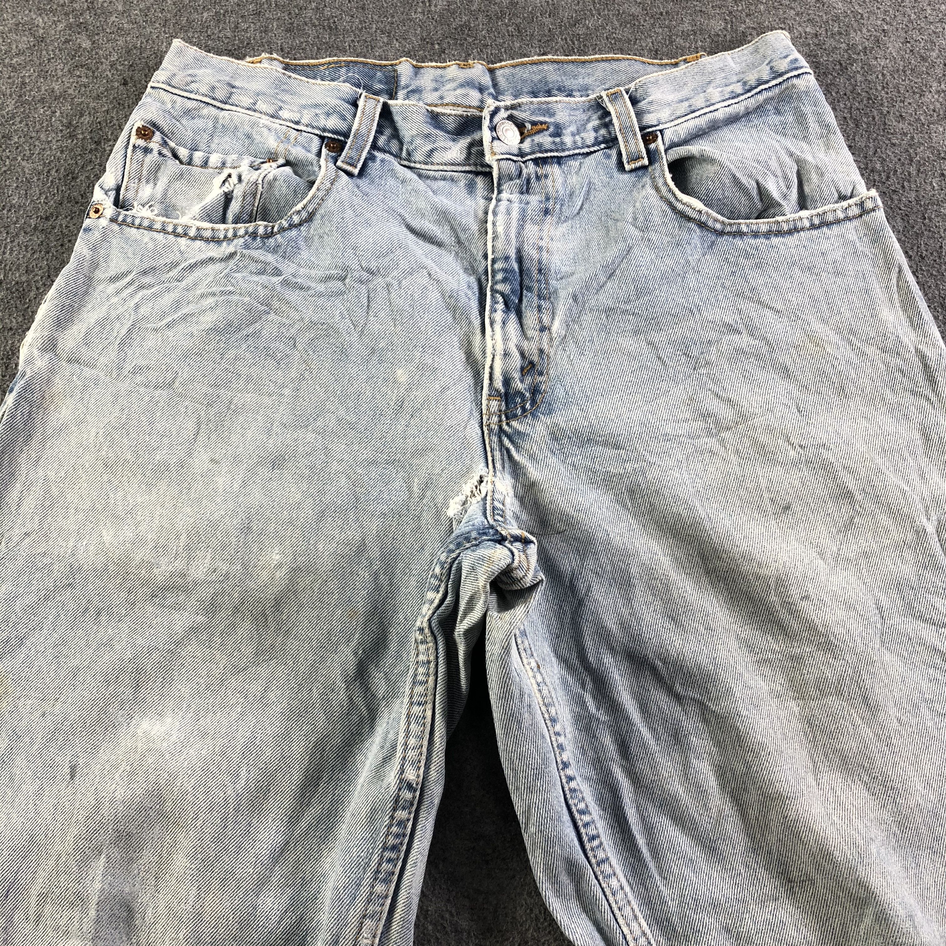 Levi's Vintage Distress Levis 560 Jeans-J3301 Size US 32 / EU 48 - 3 Thumbnail