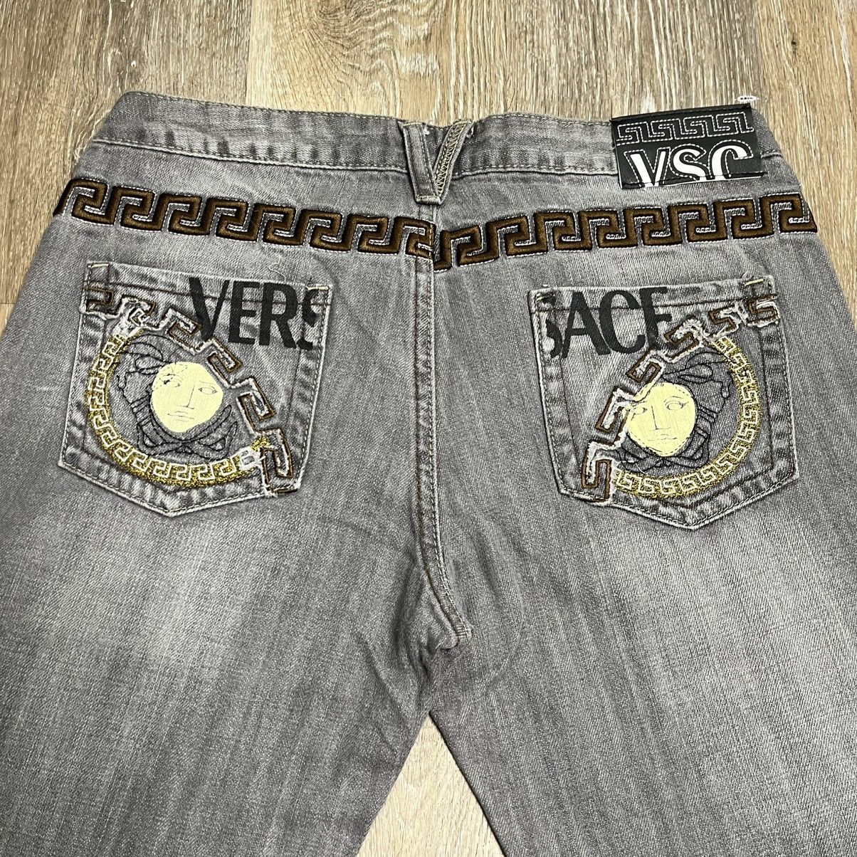 Designer × Versace Jeans Couture × Vintage 90s versace medusa jeans Size US 30 / EU 46 - 3 Thumbnail