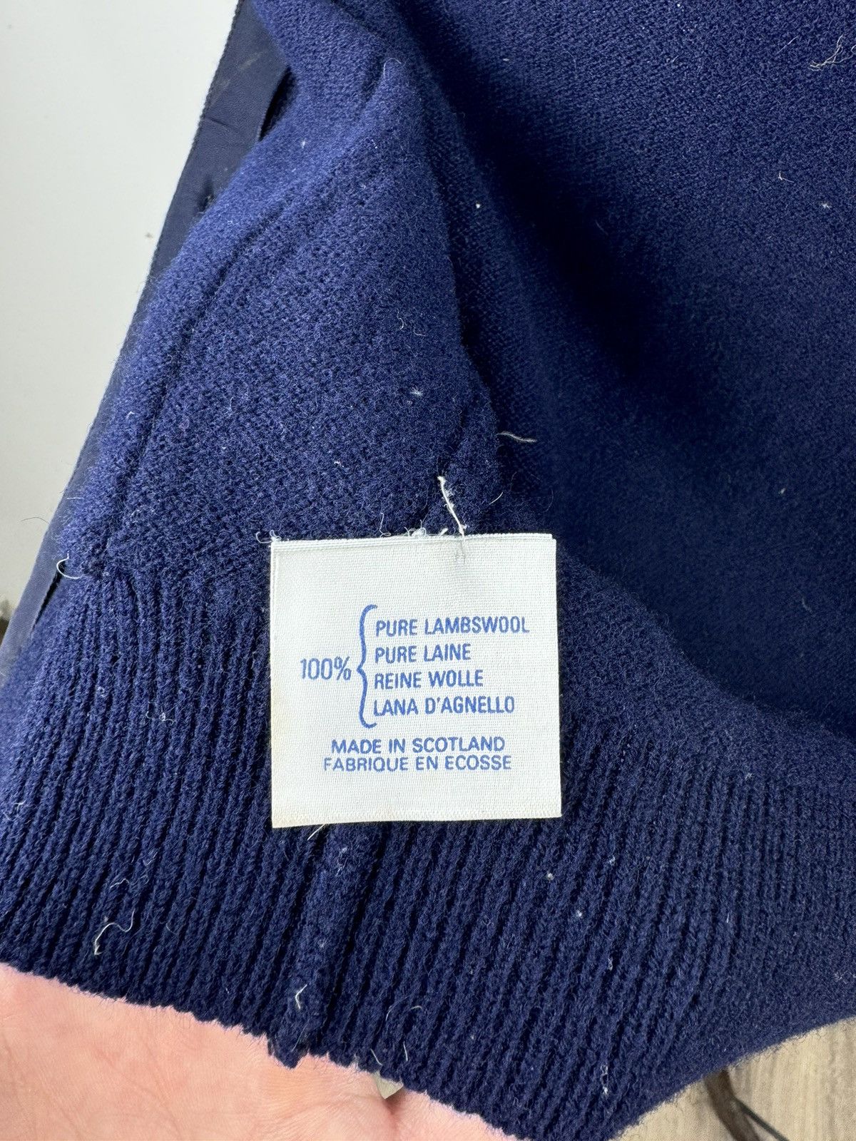 Vintage Men’s Vintage Lochcarron Wool Cardigan Sweater size M Size US M / EU 48-50 / 2 - 5 Thumbnail