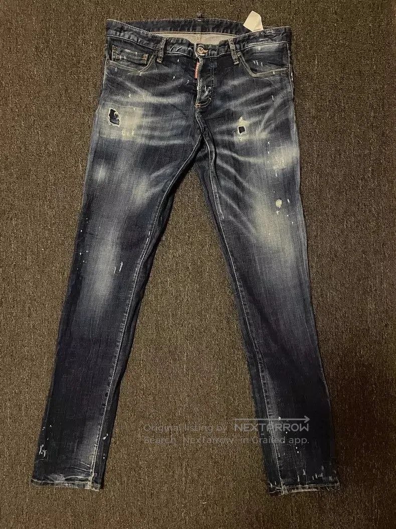 Dsquared2 DSquared2 Slim Fit Stretch Denim Jeans. Size US 34 / EU 50 - 1 Thumbnail