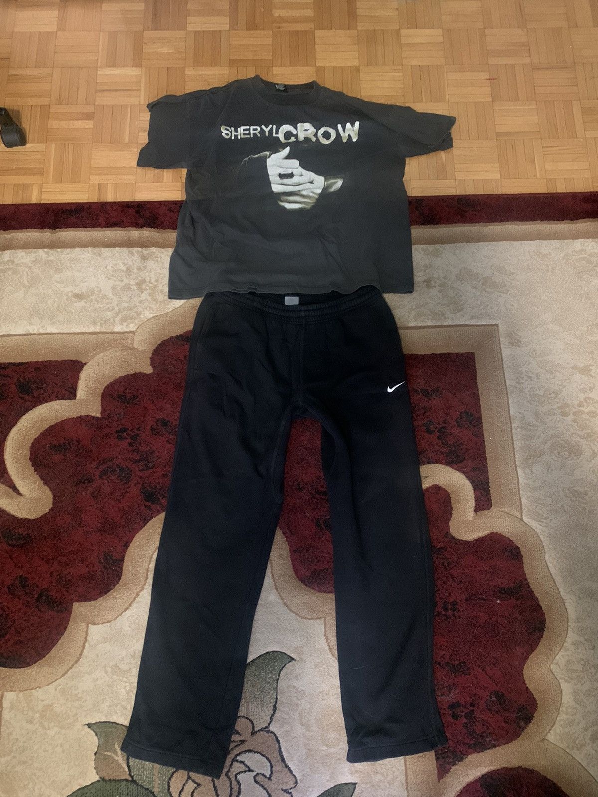 Nike Vintage Y2K Nike open hem sweatpants Size US 32 / EU 48 - 1 Thumbnail