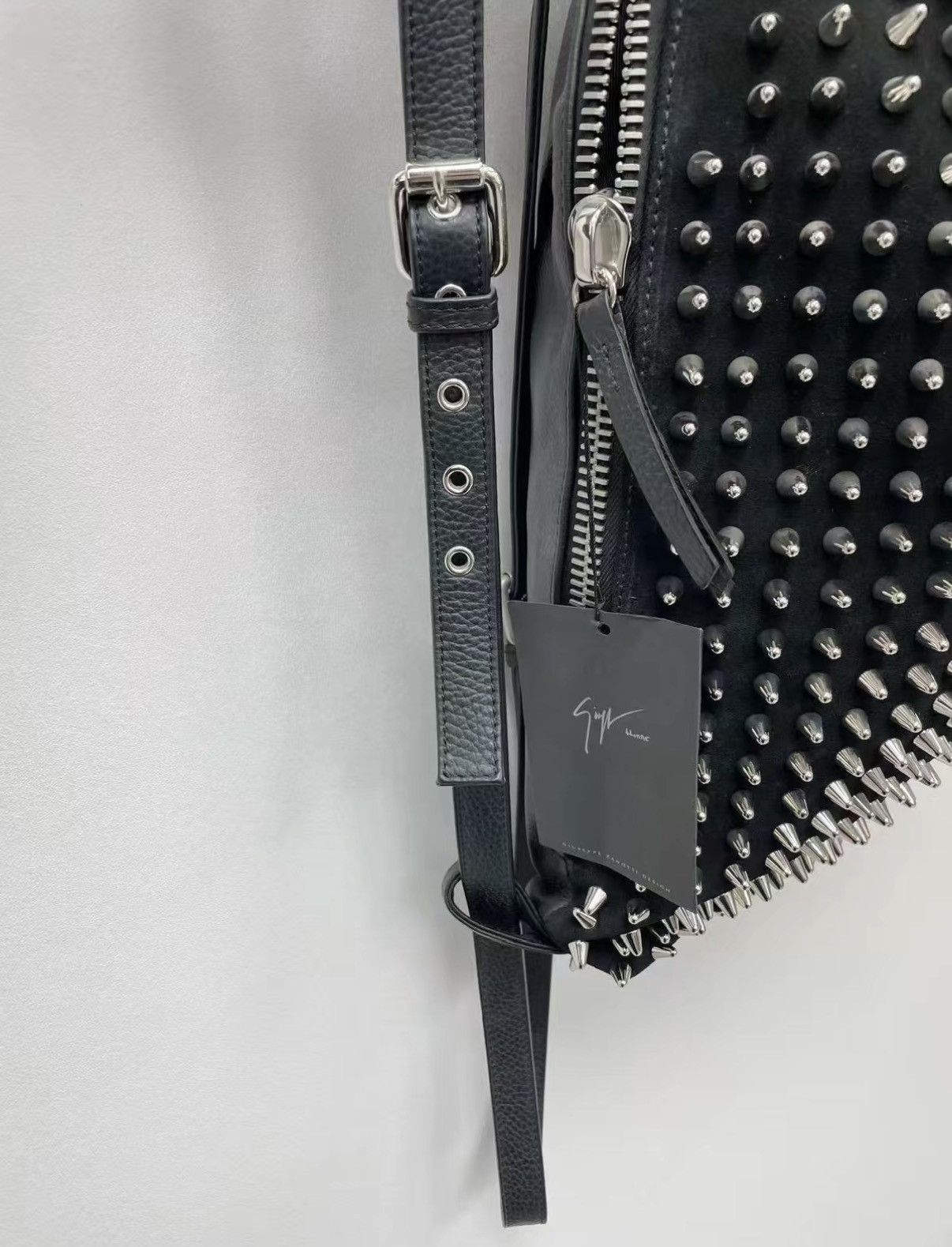 Giuseppe Zanotti Giuseppe Zanotti Heavy Duty Full Leather Backpack J30 Size ONE SIZE - 3 Thumbnail