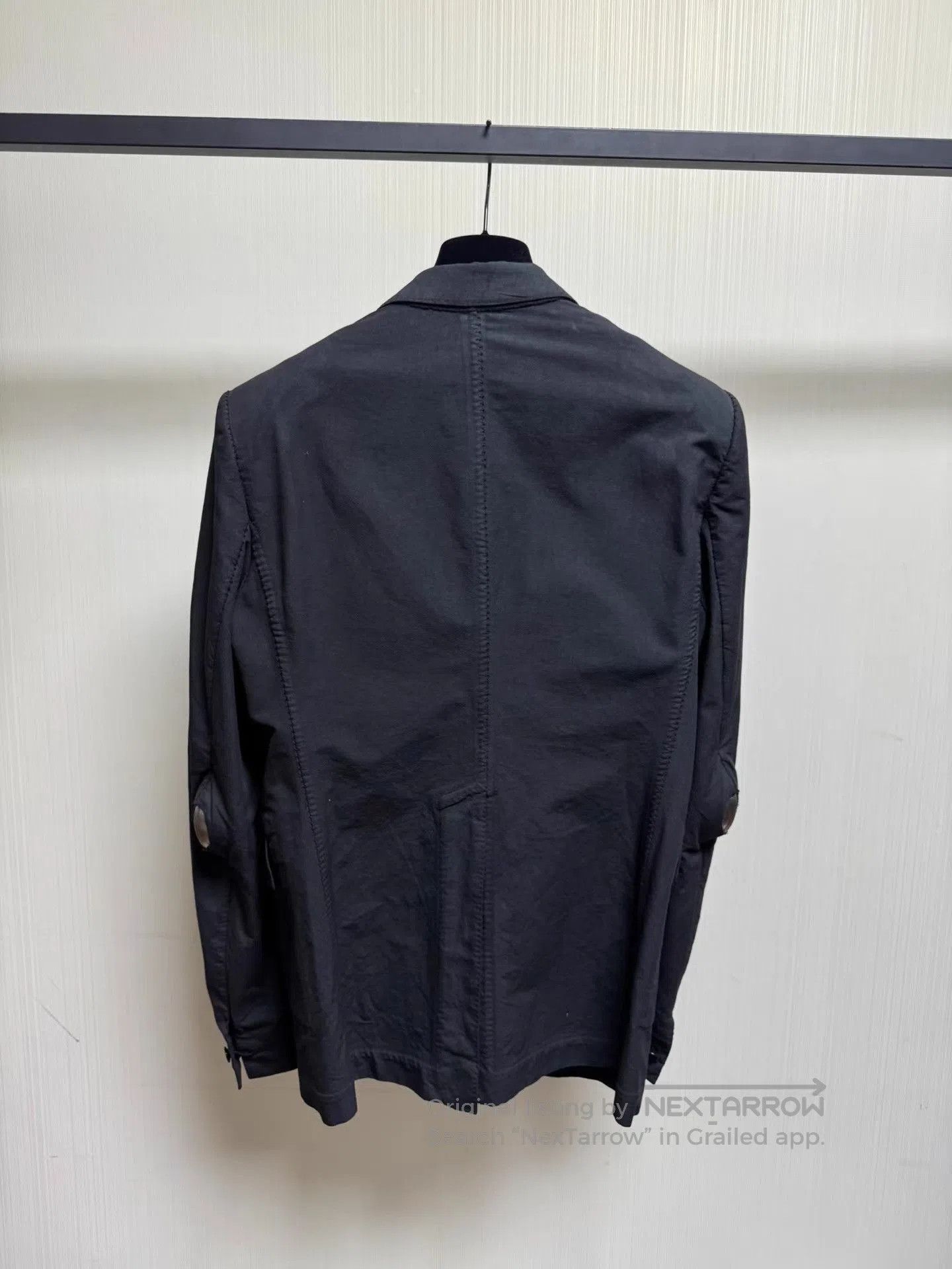 Carol Christian Poell Black Single-Breasted Light Jacket. Size US M / EU 48-50 / 2 - 2 Thumbnail
