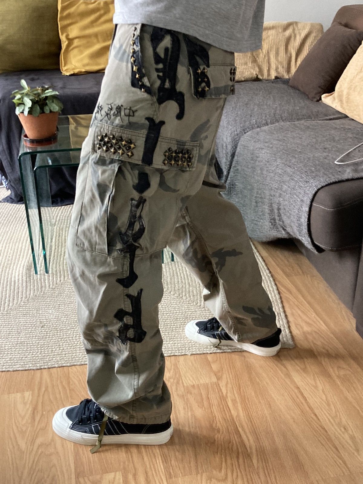 Designer × The Great China Wall × Vintage The Great China Wall - Camo Cargo Pant Size US 30 / EU 46 - 6 Thumbnail