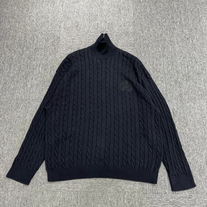 Balenciaga Balenciaga Wheat Embroidery Sweater Size US M / EU 48-50 / 2 - 1 Thumbnail