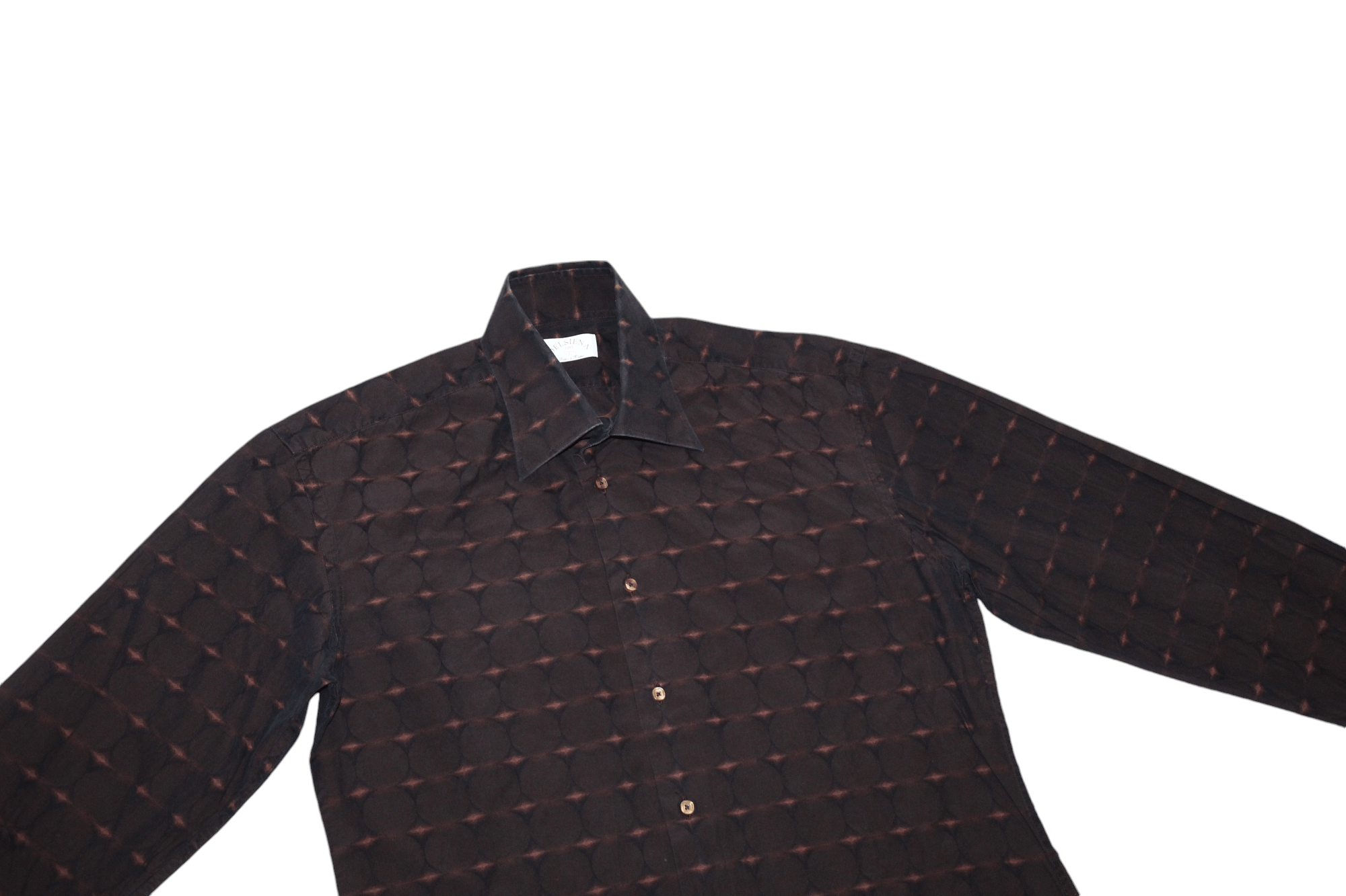 Etro Delsiena 1953 Fatta a mano Stereo Graphic Print Casual Shirt Size US M / EU 48-50 / 2 - 10 Thumbnail