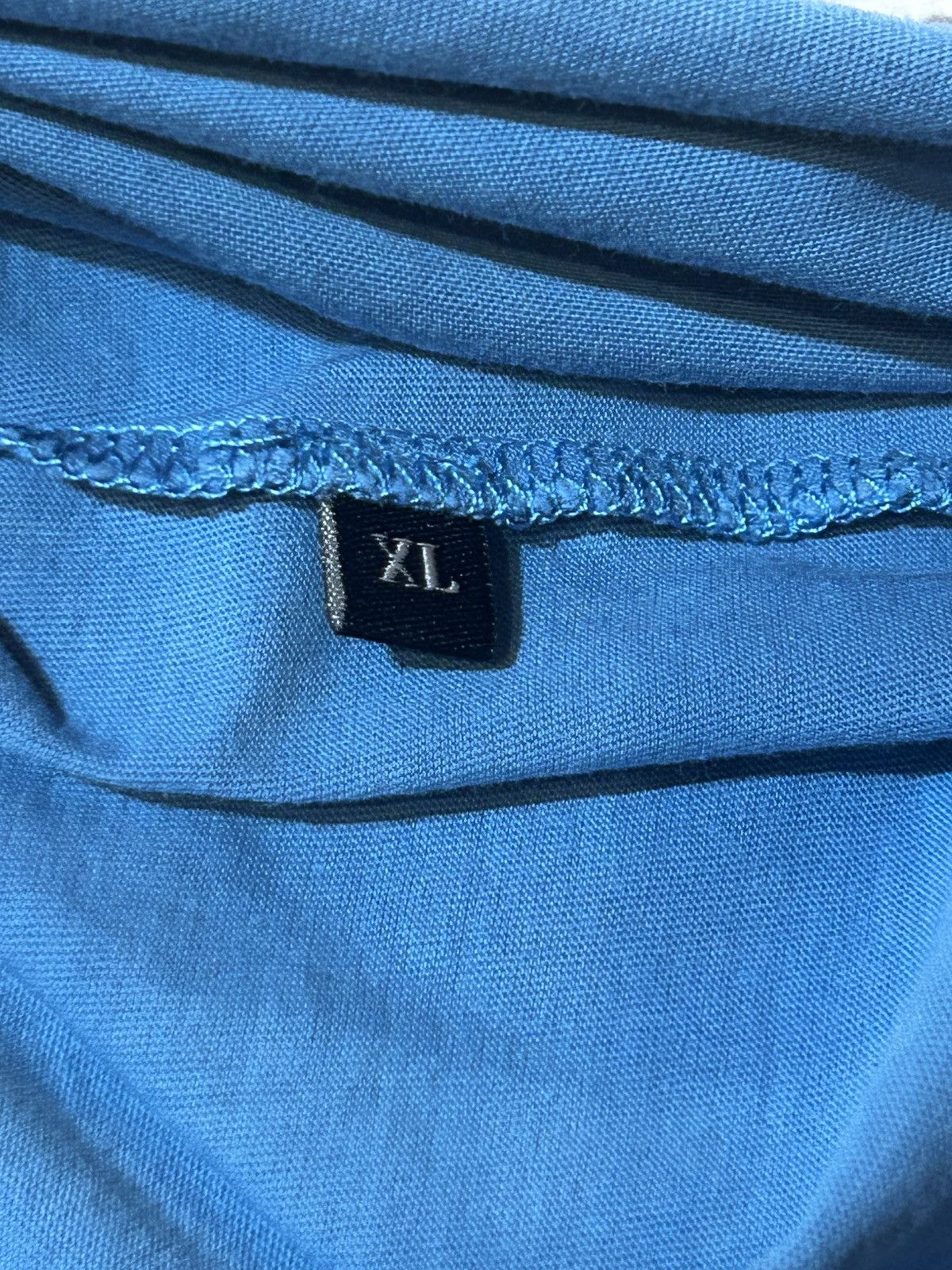 Prada Prada Blue Polo Shirt Made in Italy | Minimal Luxury Size US M / EU 48-50 / 2 - 6 Thumbnail