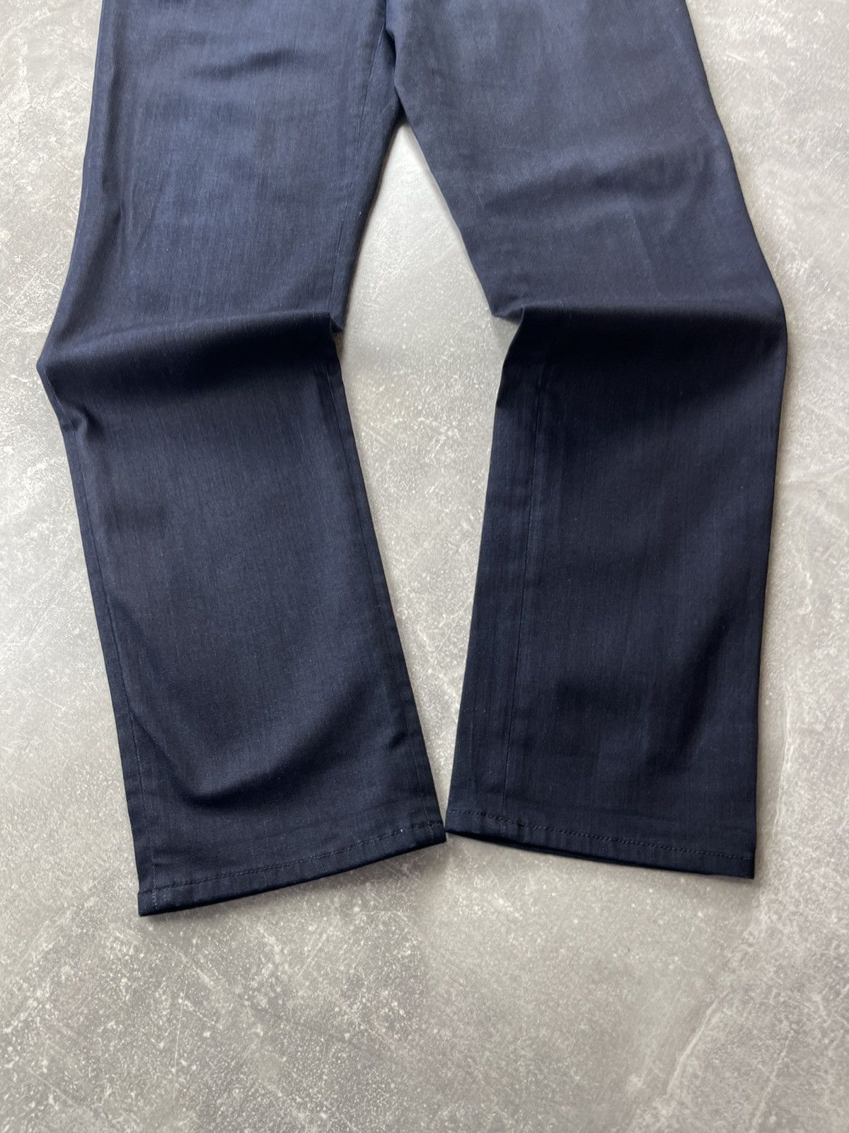 Prada Prada Black Tab Navy Cotton Slim Trousers Dark Blue Size 38 Size US 38 / EU 54 - 6 Thumbnail