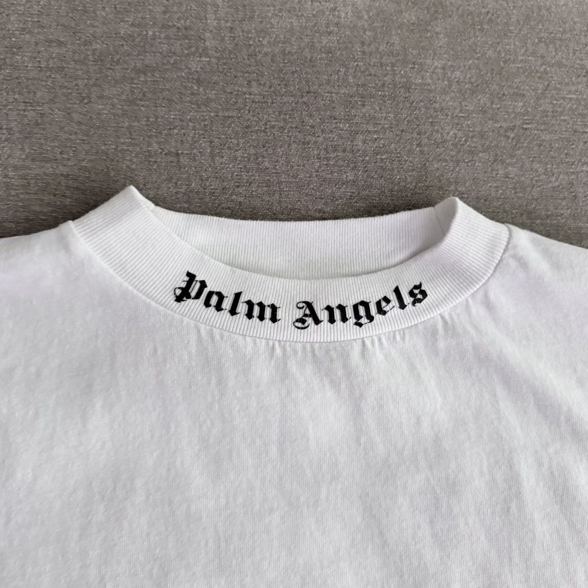 Palm Angels Palm Angels Classic Mock Neck Tee Size US XXS / EU 40 - 2 Thumbnail