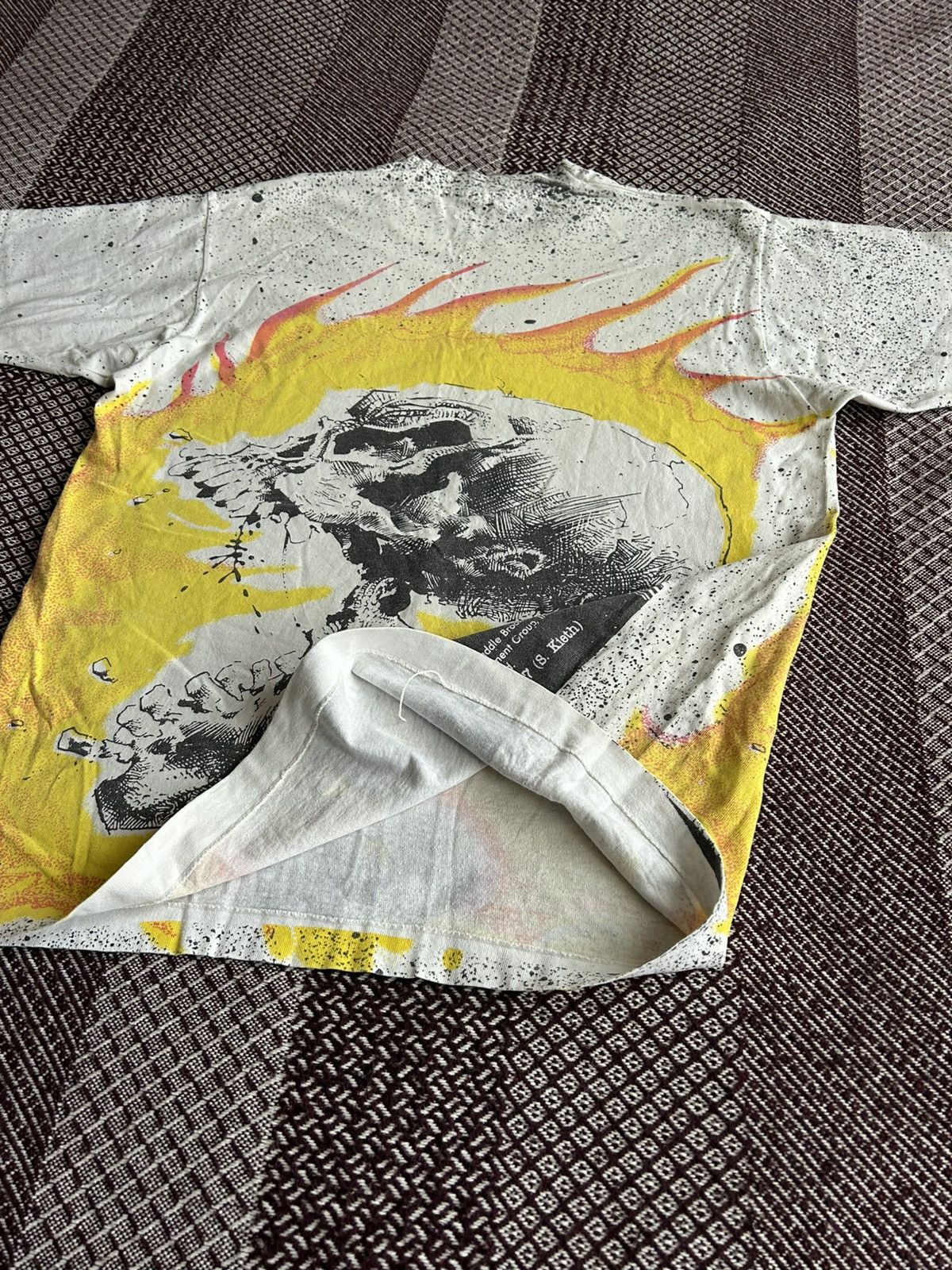 Marvel Comics Vintage Ghost Rider 1992 Marvel Overprint Crazy T-shirt Sz L Size US L / EU 52-54 / 3 - 17 Thumbnail
