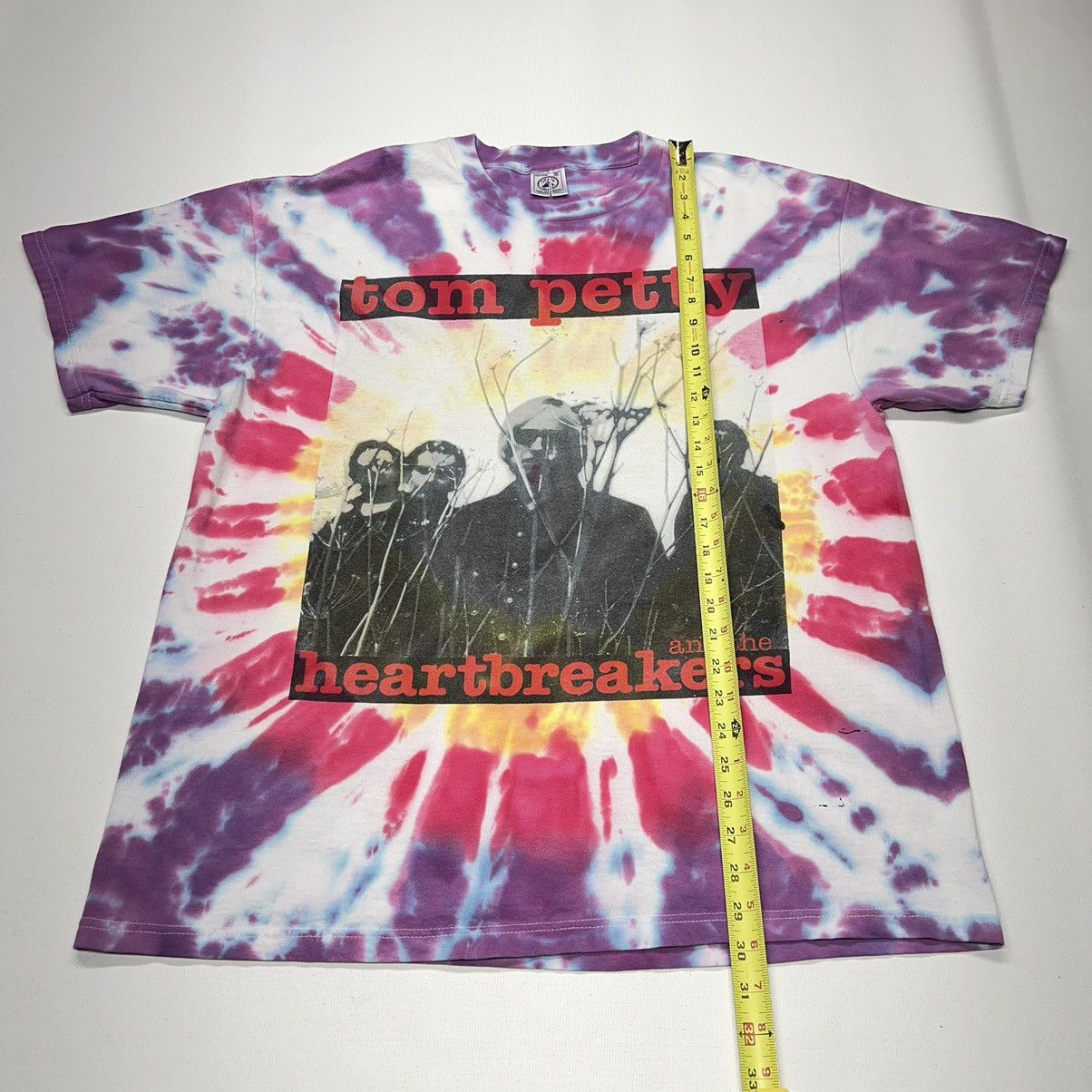 Band Tees × Vintage Tom Petty The Heartbreakers Tee Shirt Tie Dye Echo Tour Rock Size US XL / EU 56 / 4 - 17 Thumbnail