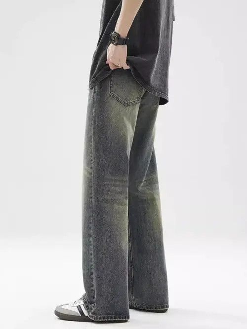 VIBE American retro loose oversize washed distressed jeans Size US 32 / EU 48 - 4 Thumbnail