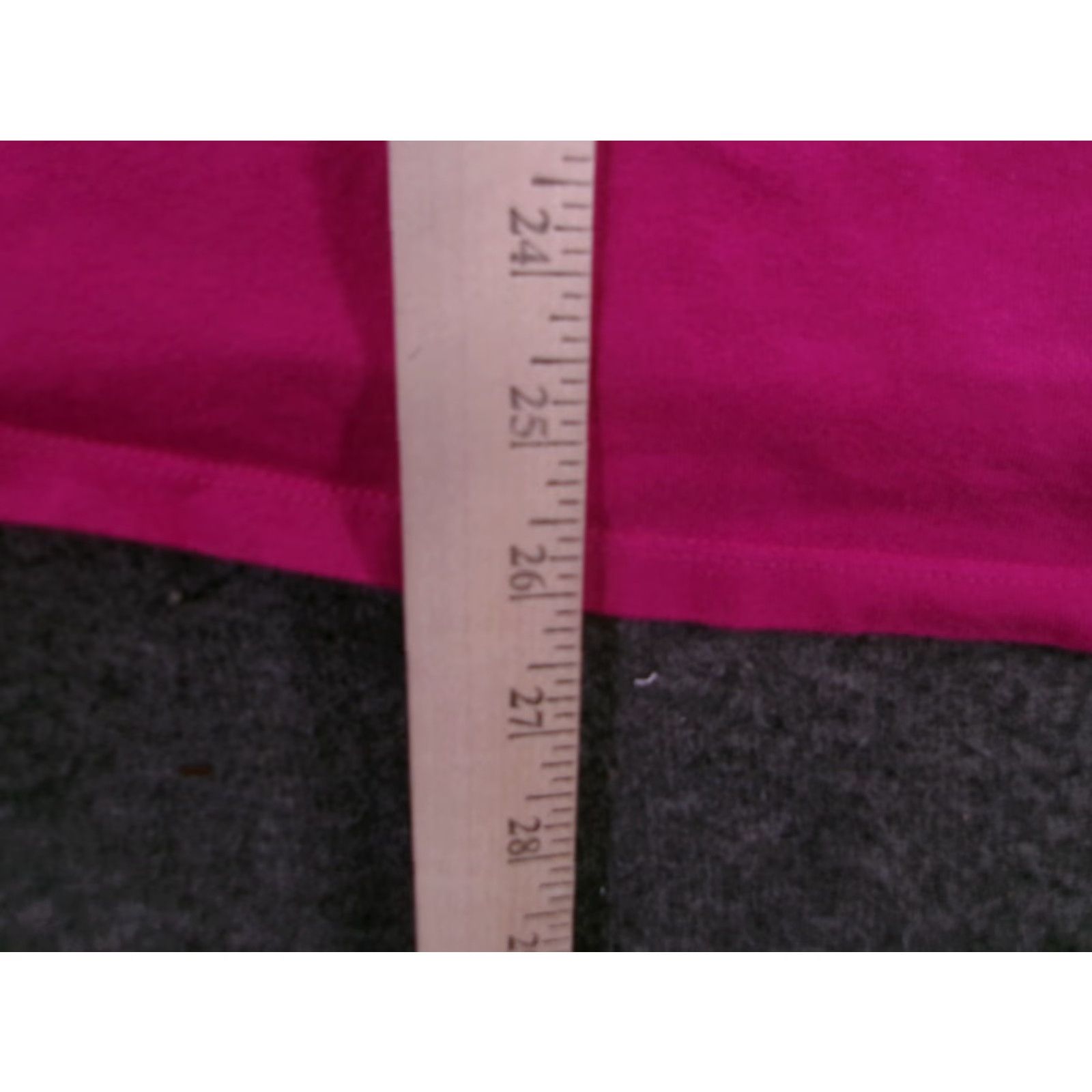Vintage Woman Within Tank Top Womens 1X Fuchsia Spandex Cotton Camisole Scoop Neck Size XL / US 12-14 / IT 48-50 - 5 Thumbnail