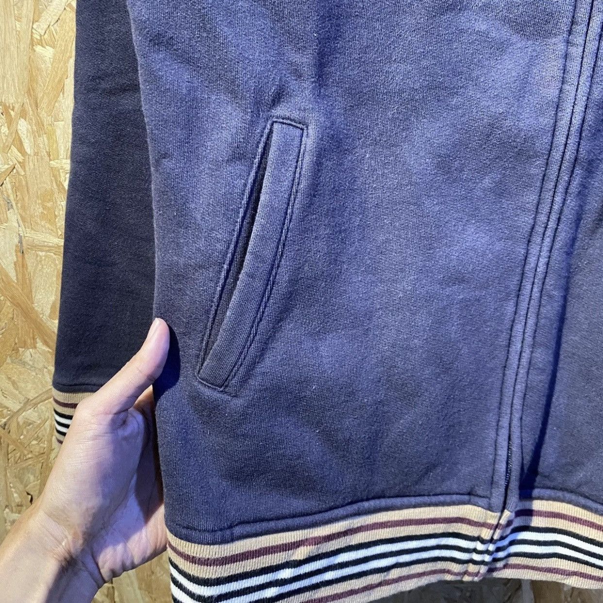 Black Label × Burberry × Vintage Vintage Burberry Black Label Zipper Sweater Size US M / EU 48-50 / 2 - 6 Thumbnail